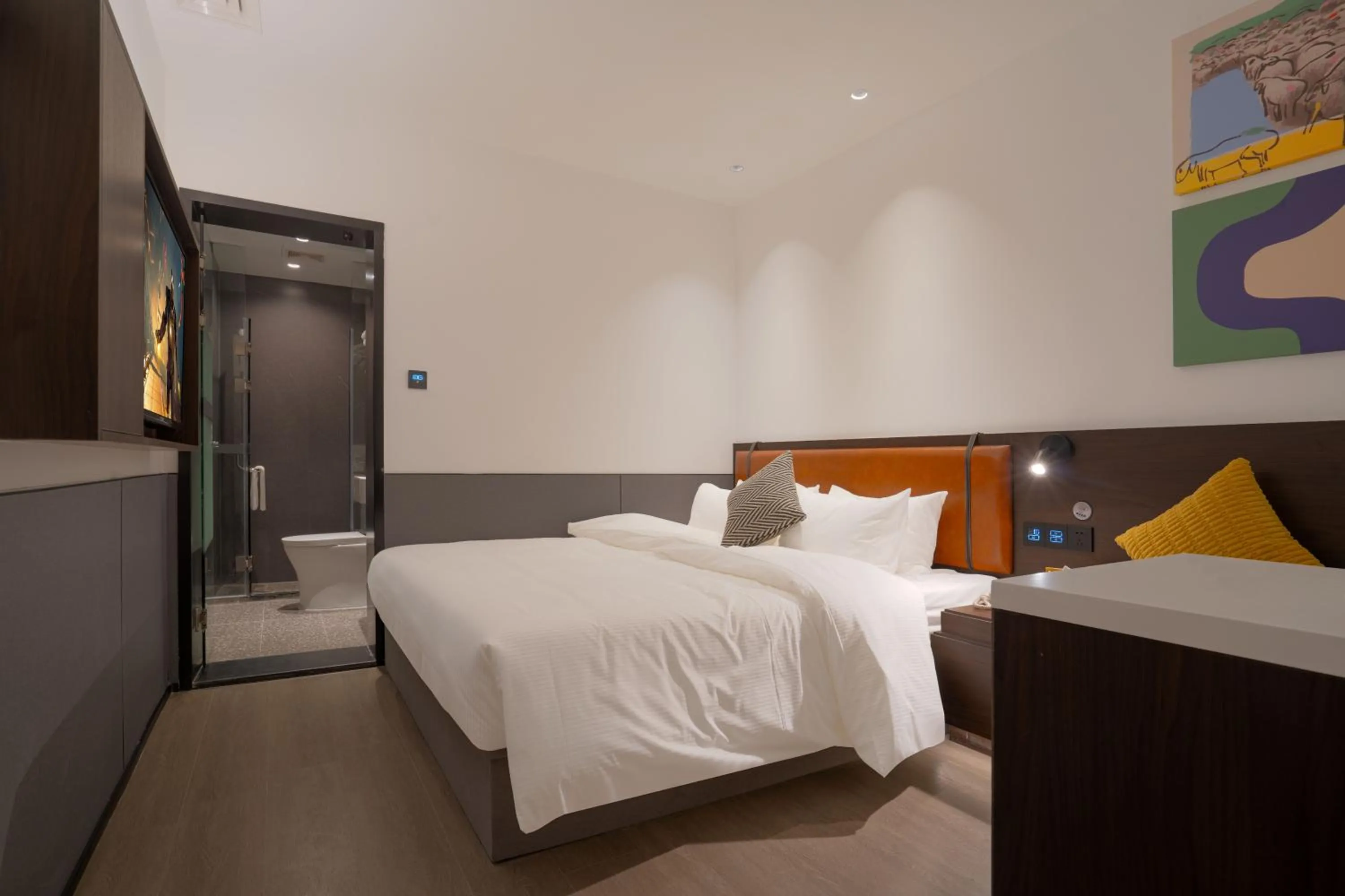 Bed in Merica Hotel-ChengDu Chunxi Road