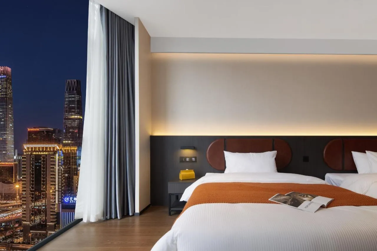 Bed in Merica Hotel-ChengDu Chunxi Road
