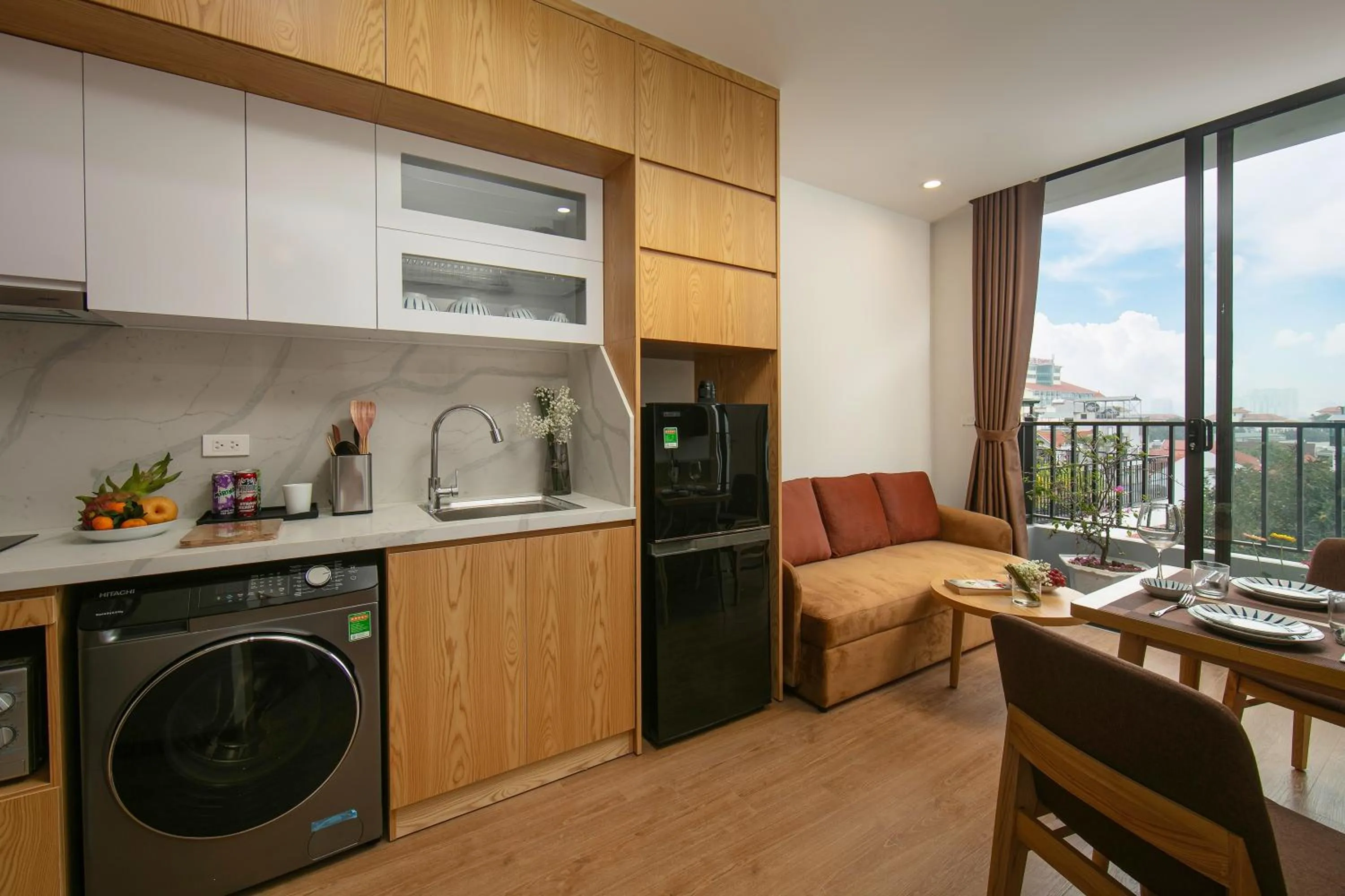 Living room in Westlake Pearl Apartment - Hotel & Pearl Spa