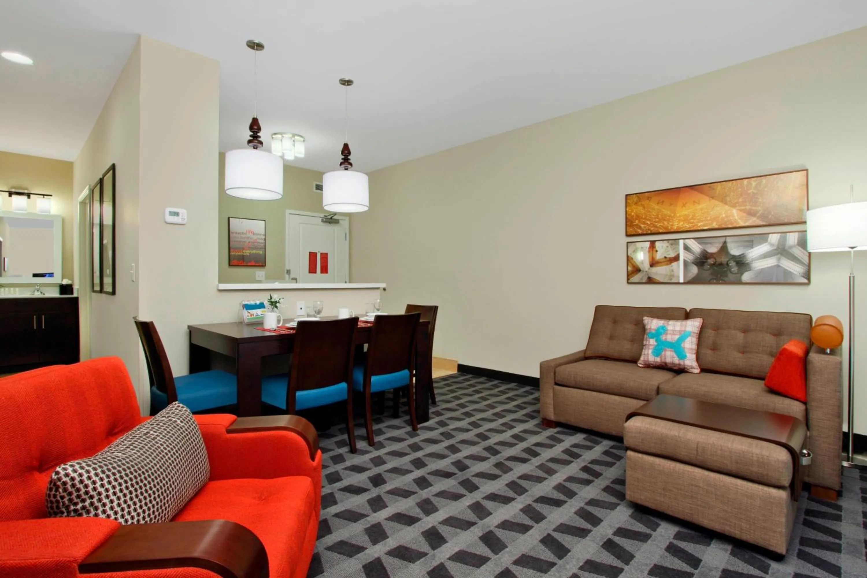 Living room in TownePlace Suites by Marriott Dallas McKinney