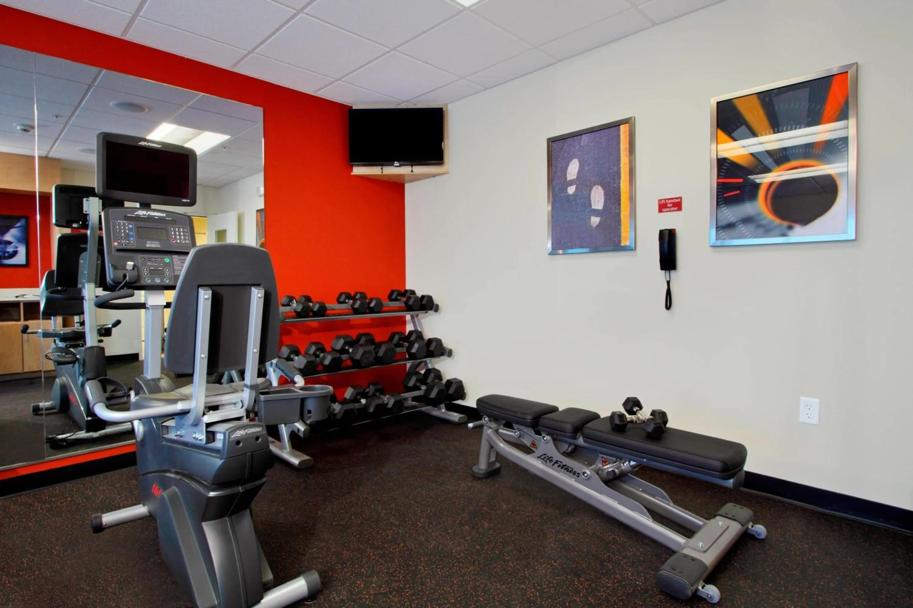 Fitness centre/facilities in TownePlace Suites by Marriott Dallas McKinney