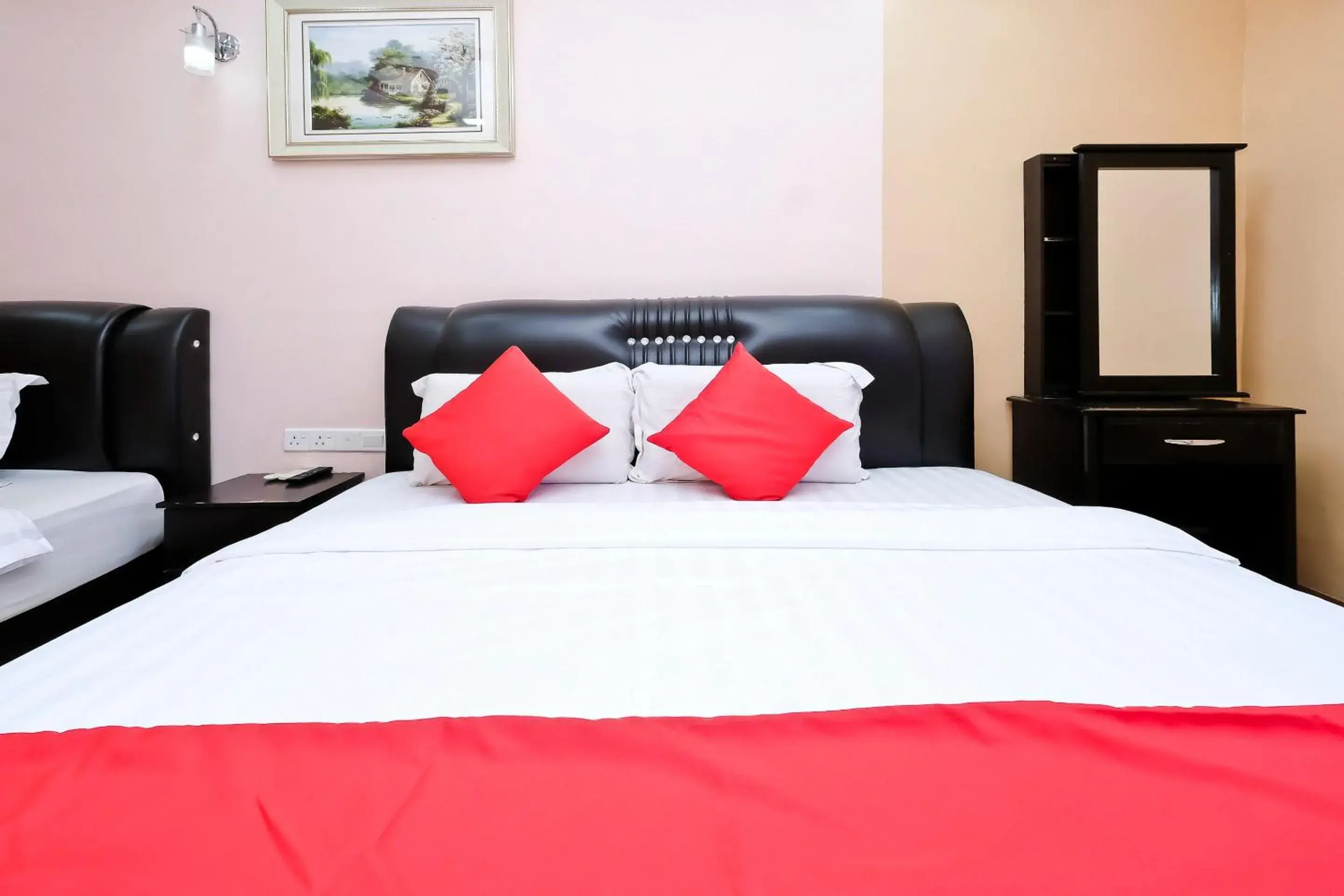 Bedroom, Bed in OYO 714 Arina Hotel Bedroom, Bed in OYO 714 Arina Hotel