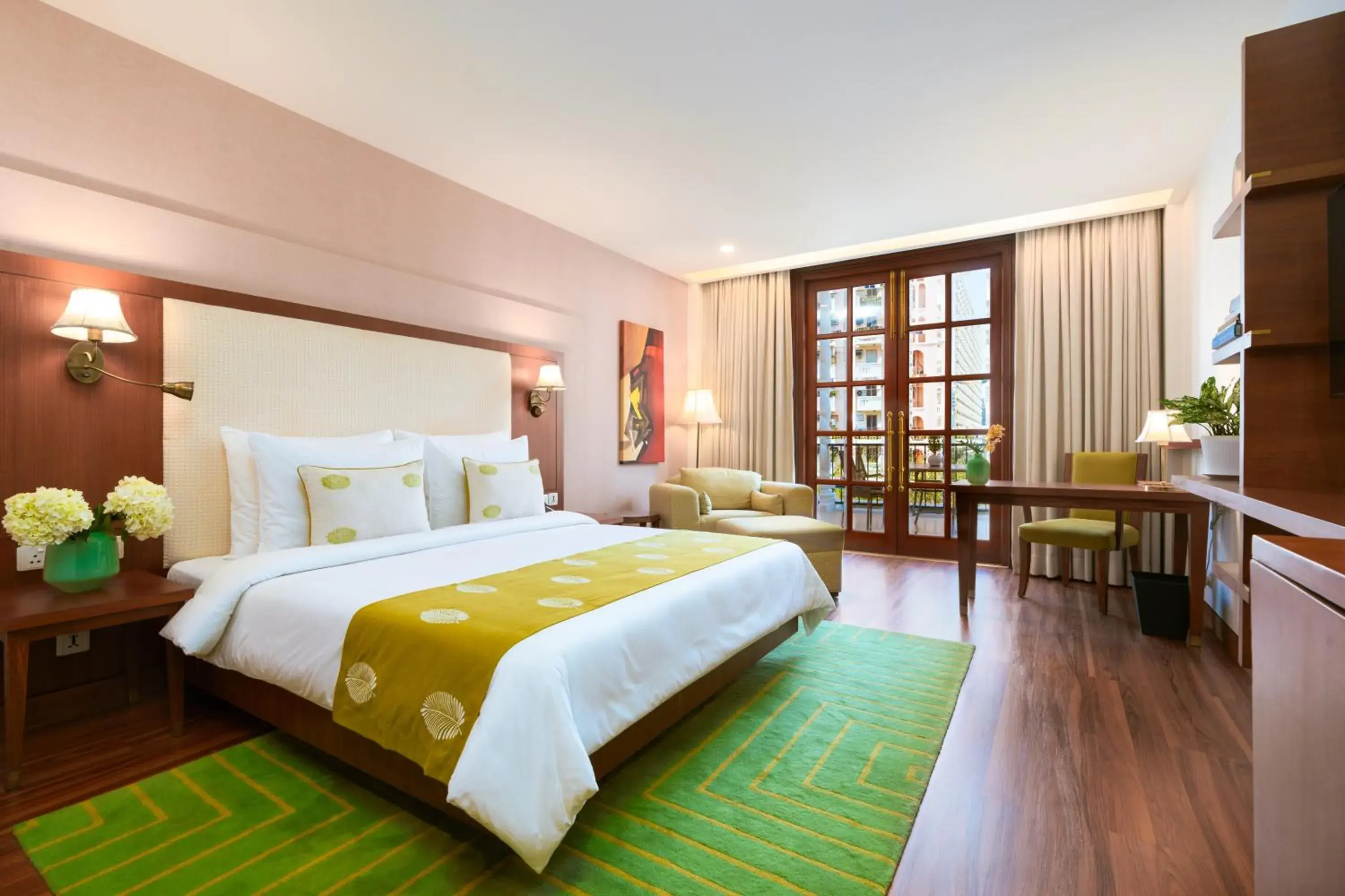 Balcony/Terrace, Bed in DLF Club 5 Balcony/Terrace, Bed in DLF Club 5