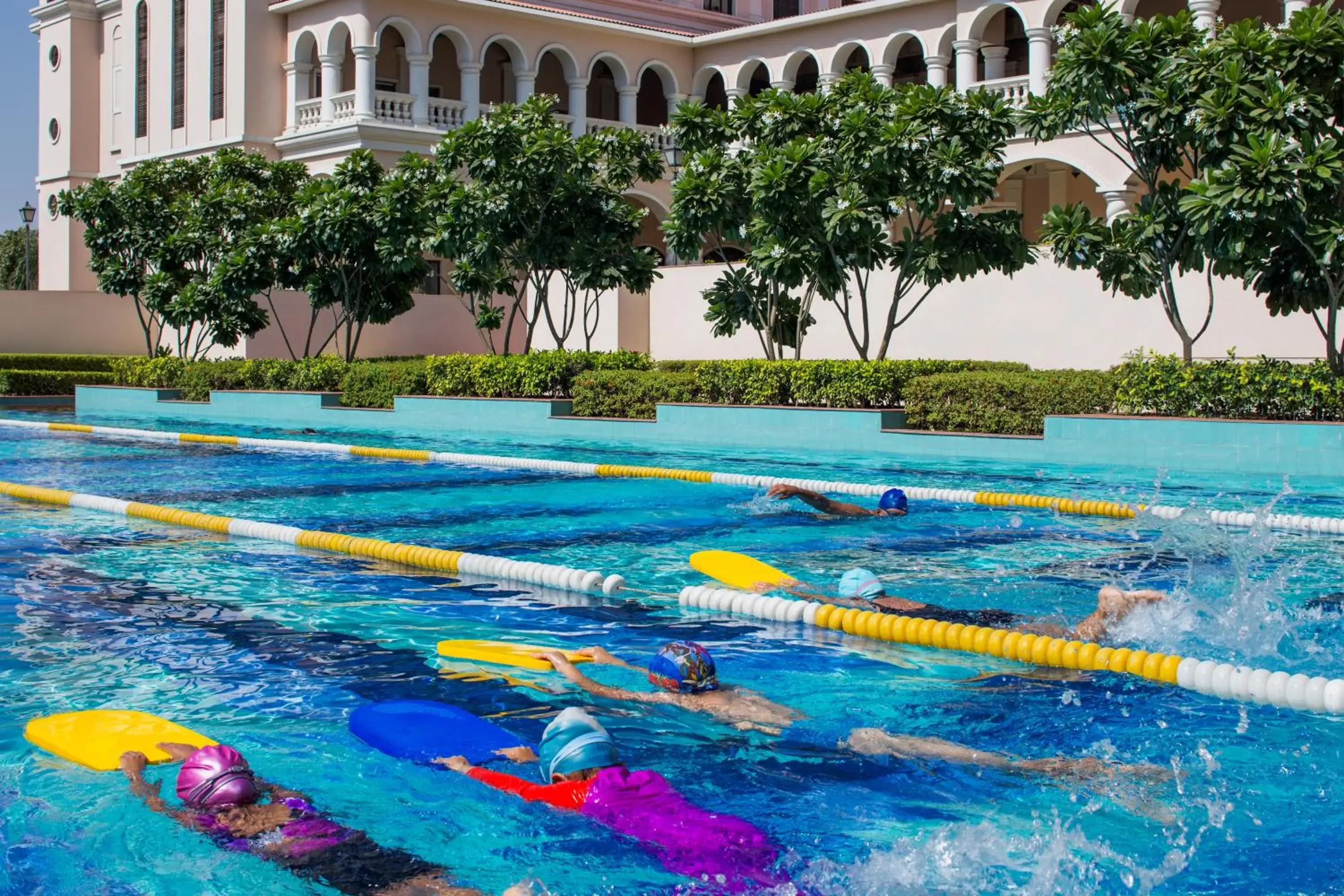 Swimming pool in DLF Club 5 Swimming pool in DLF Club 5