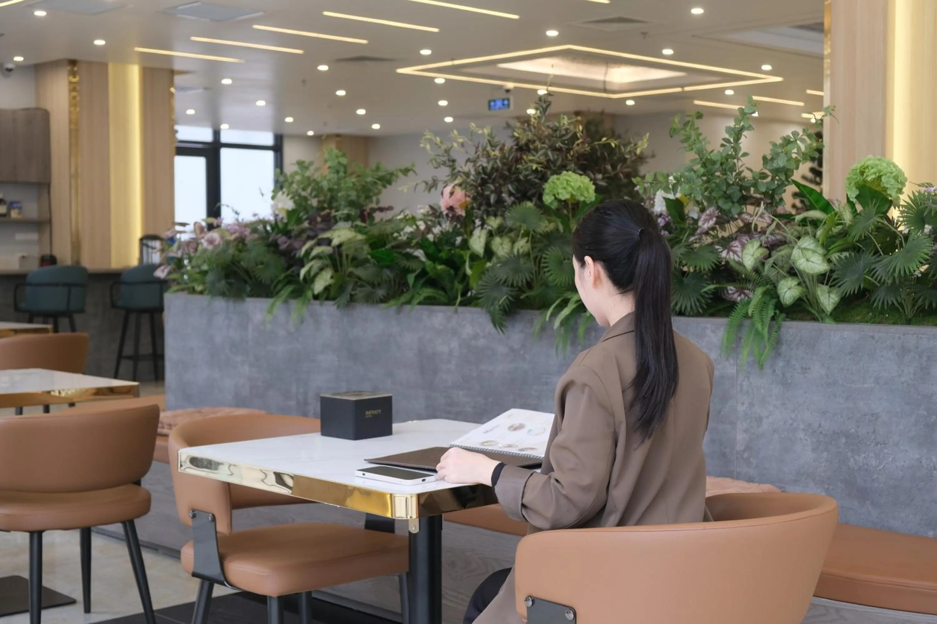 People in Infinity Hotel