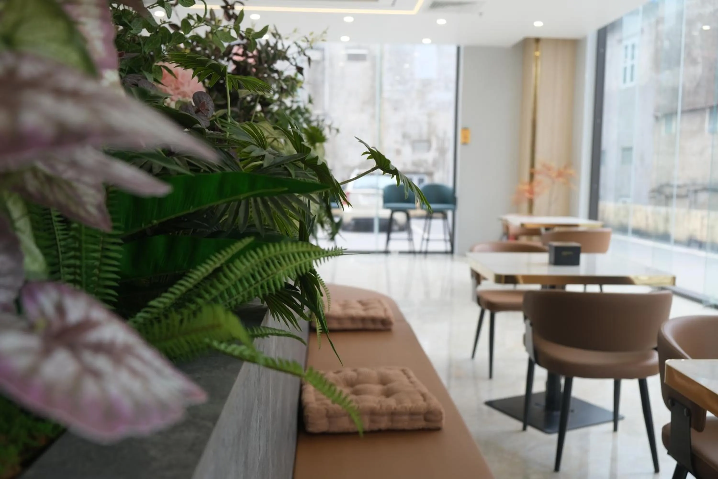 Dining area in Infinity Hotel