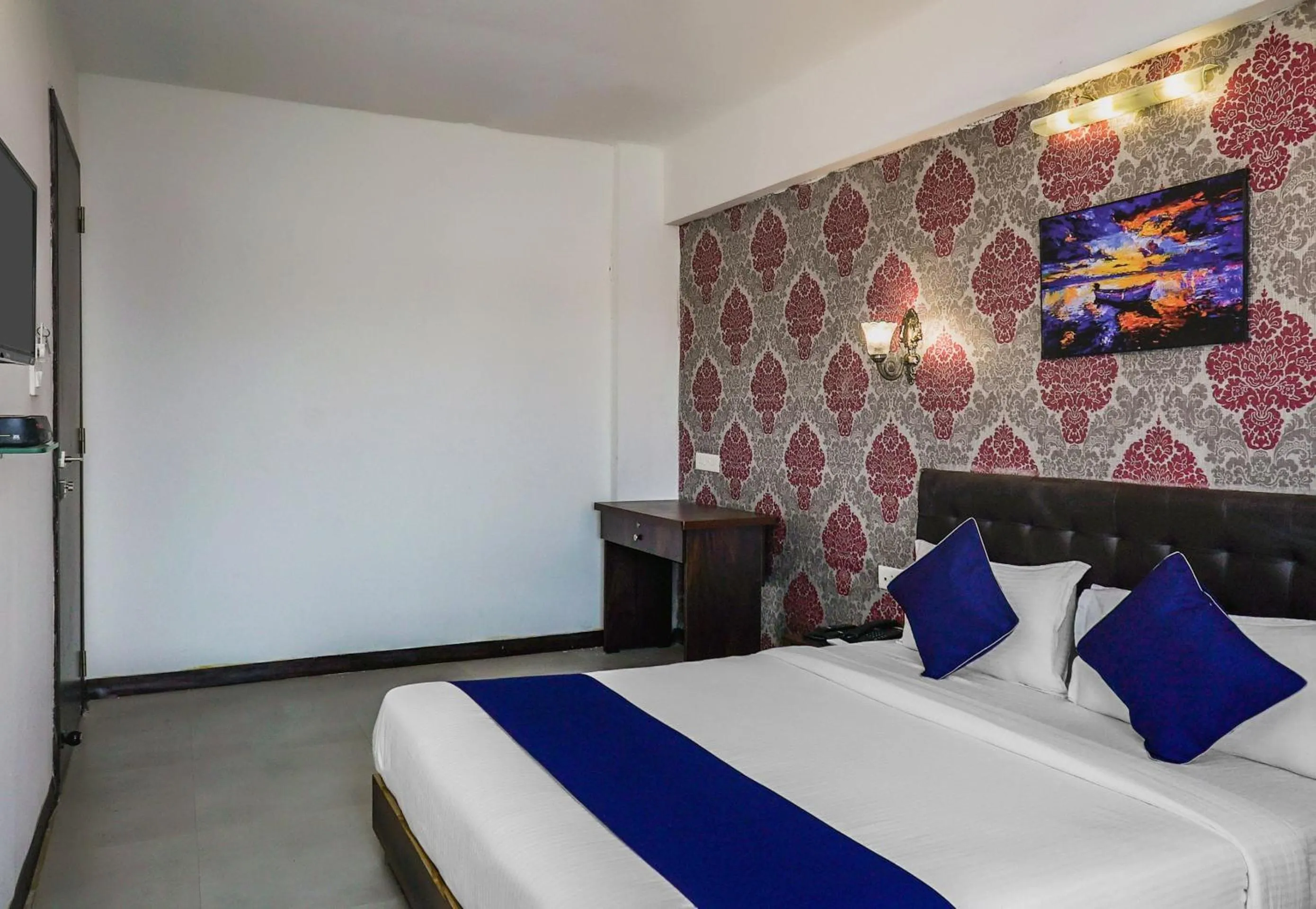 Bed in Hotel O Divine Destination