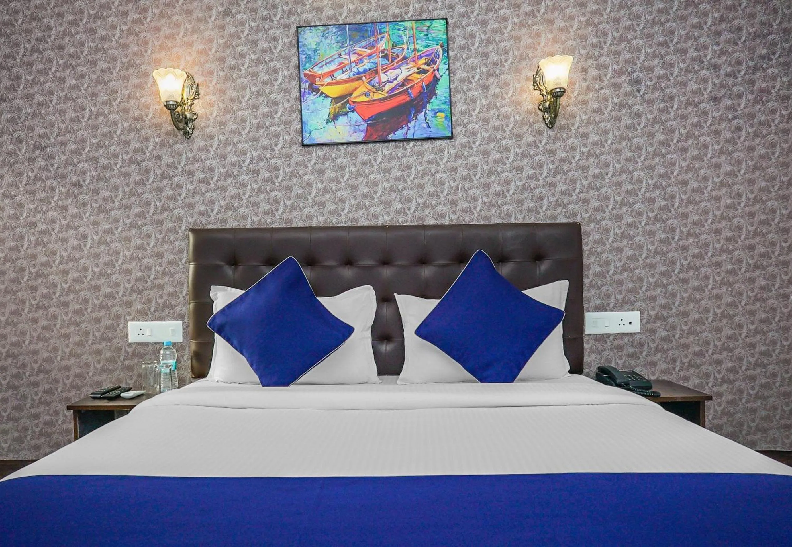 Bed in Hotel O Divine Destination