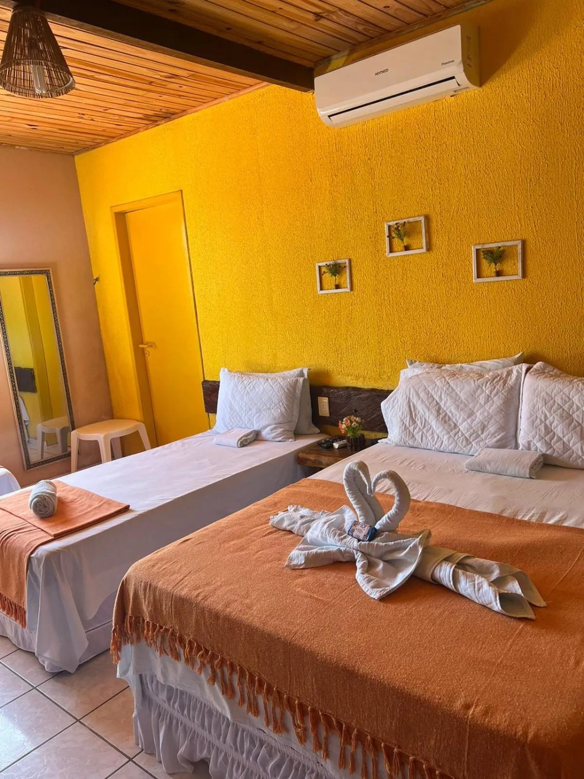 Bed in Pousada Don Robledo