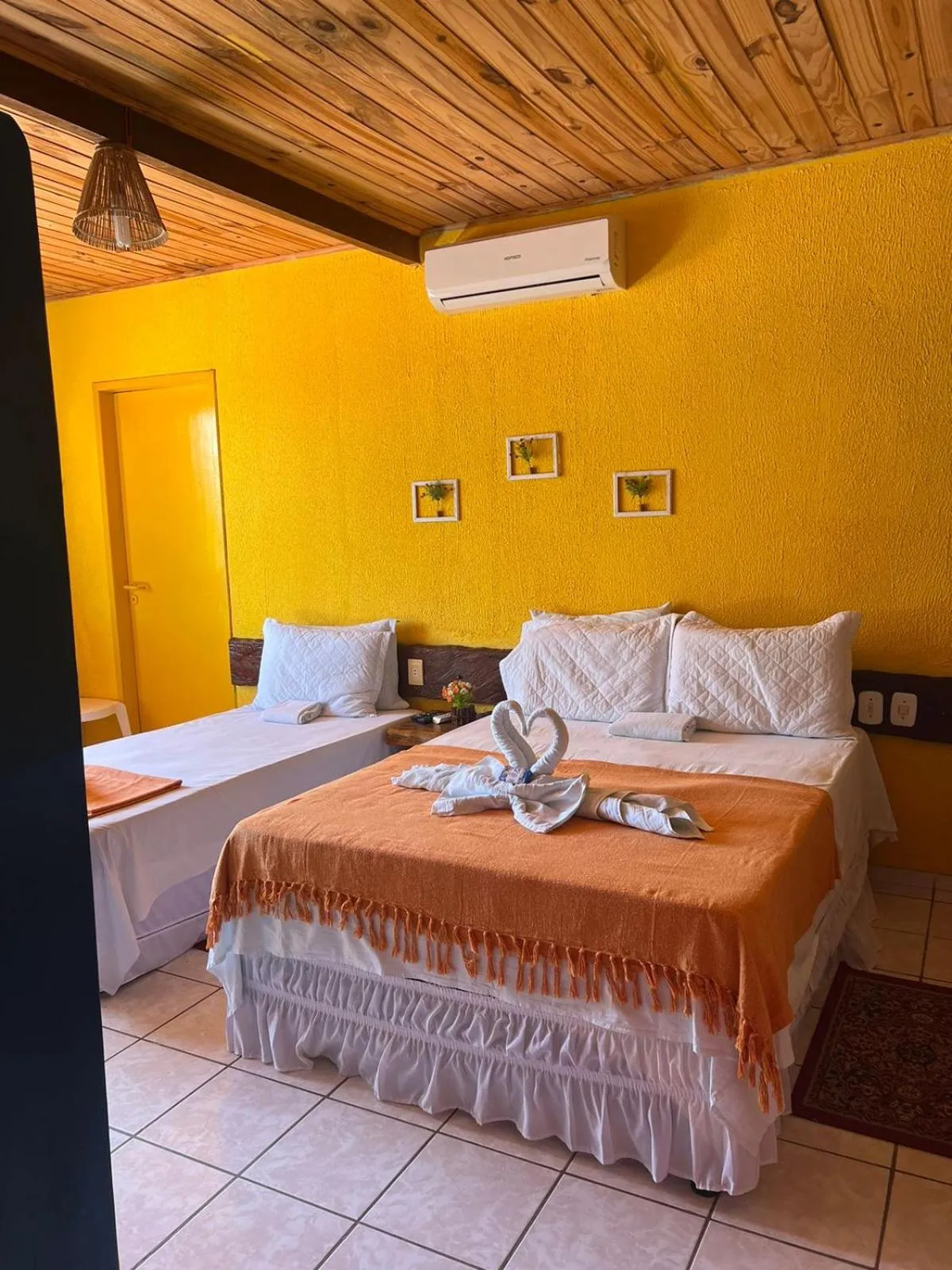 Bed in Pousada Don Robledo