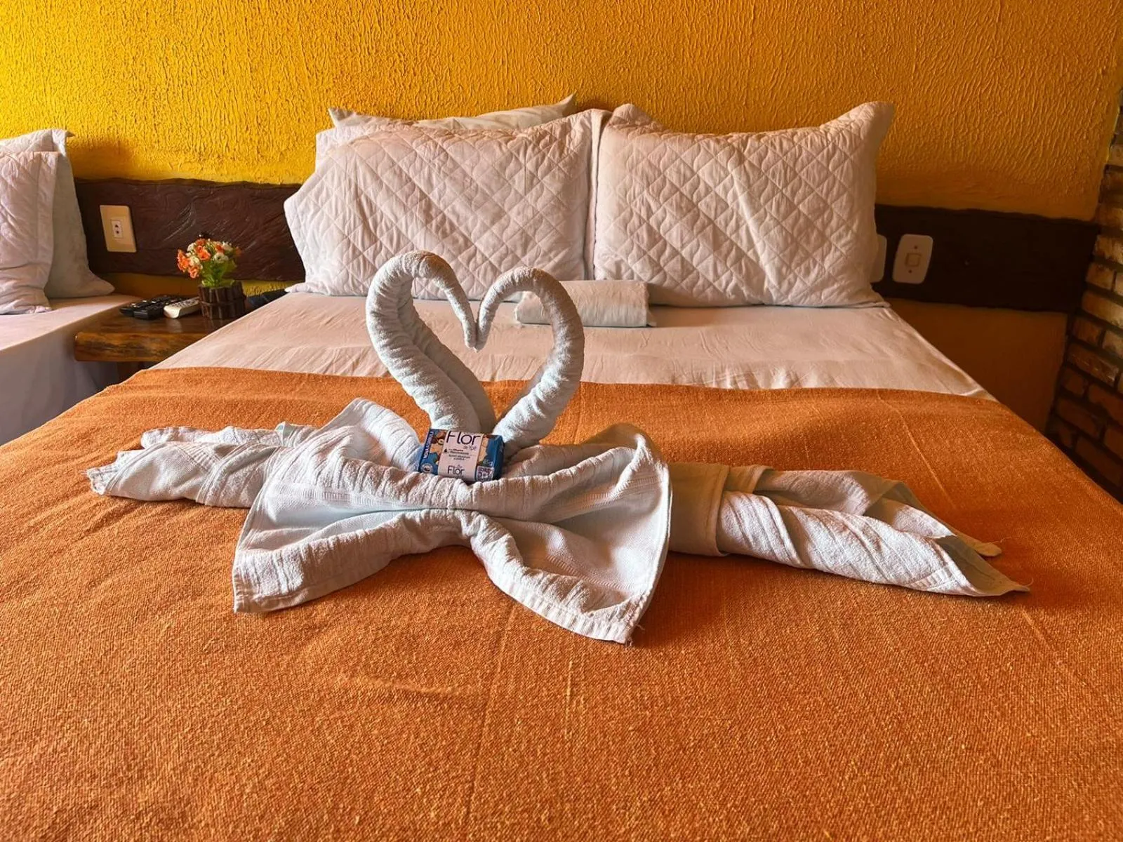 Bed in Pousada Don Robledo