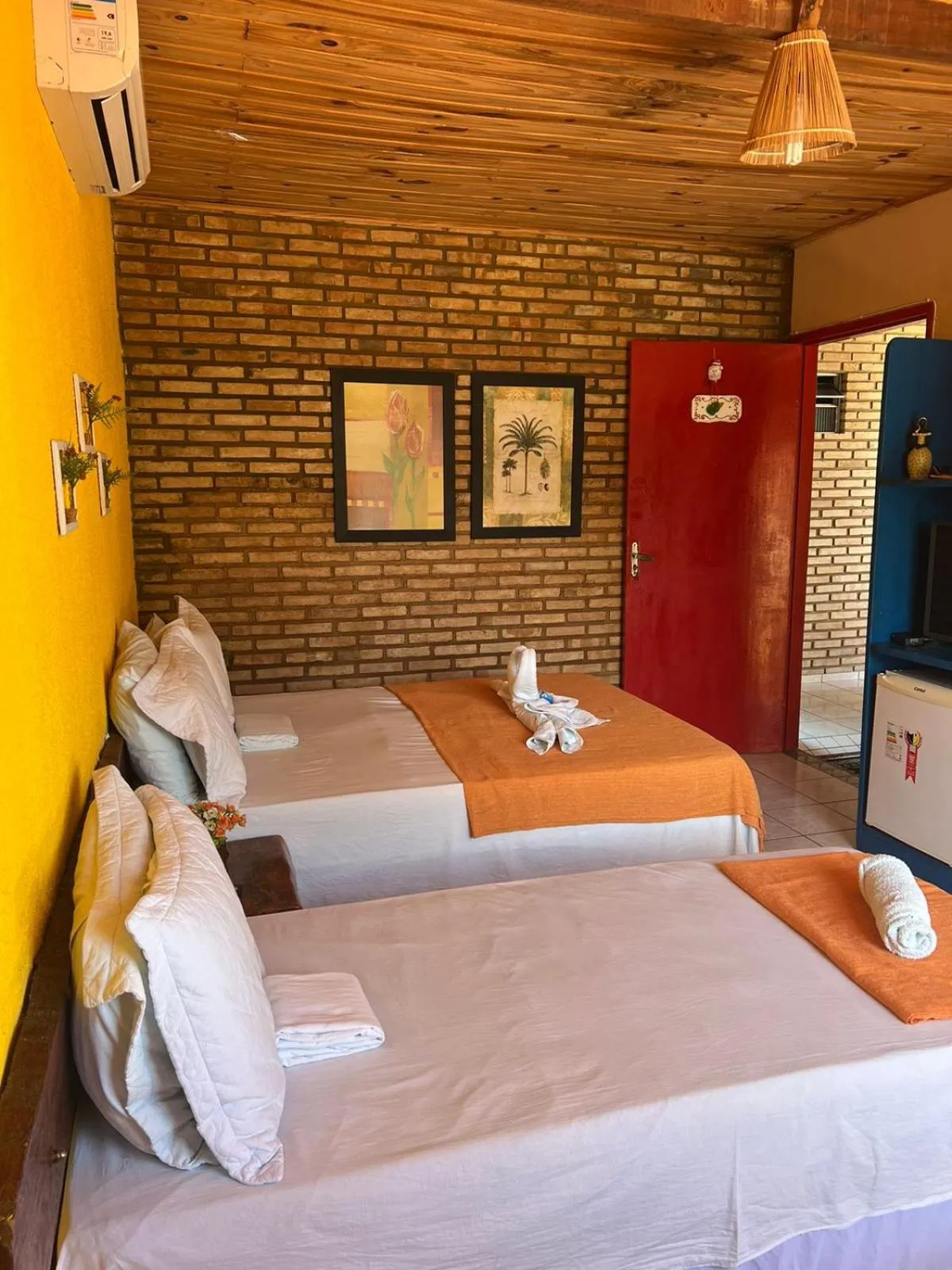 Bed in Pousada Don Robledo