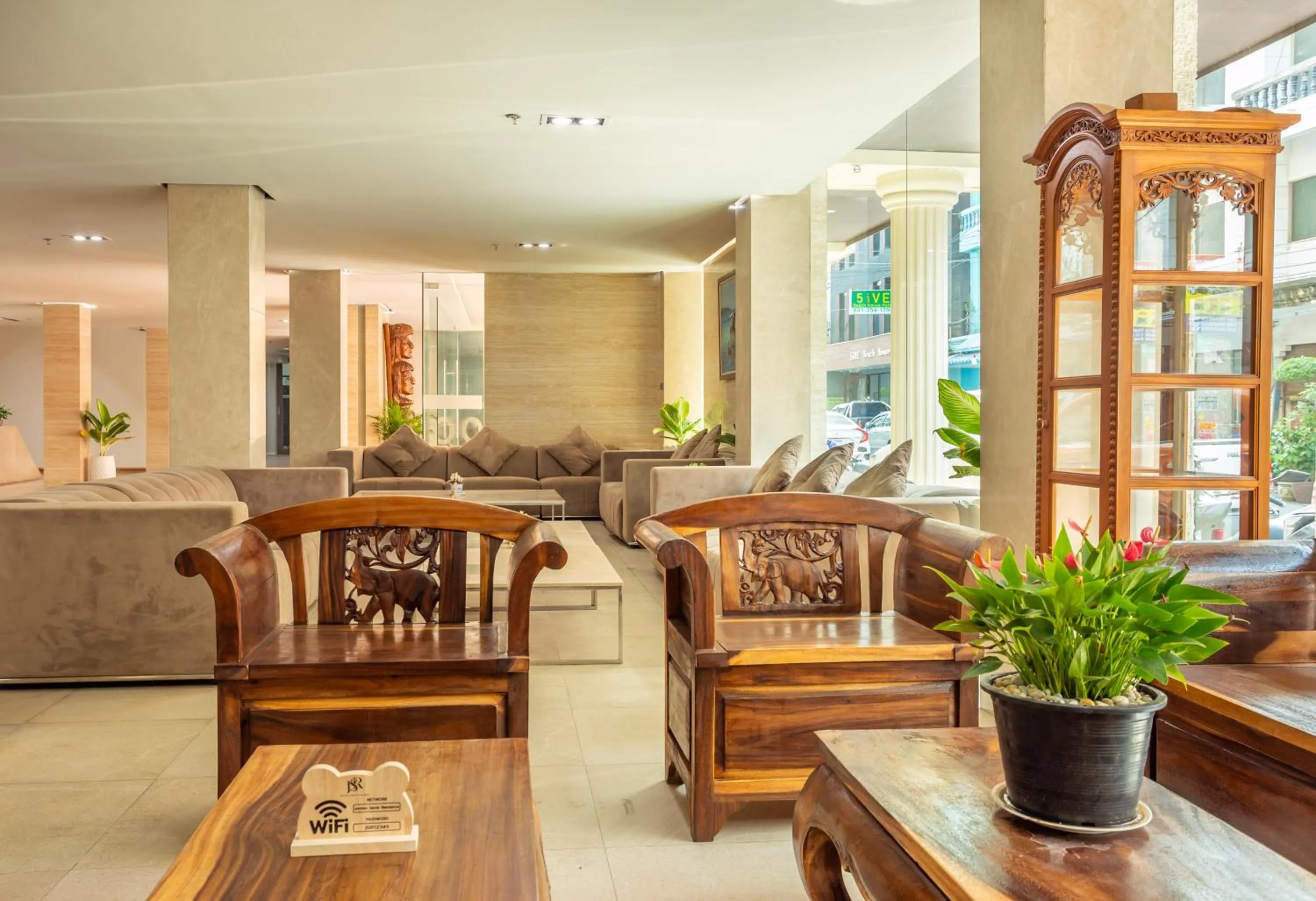 Seating area in Jomtien Sands Residence