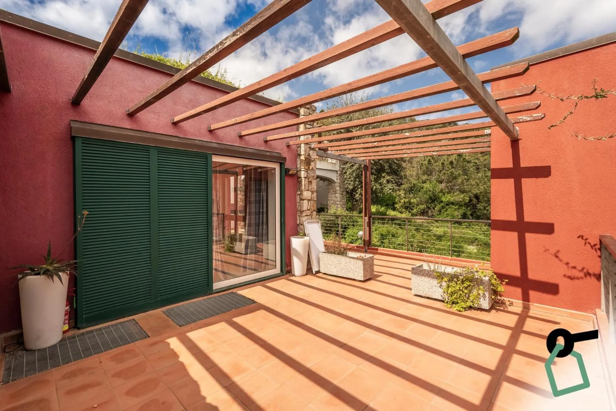 Patio in Hotiday Apartments Portoferraio