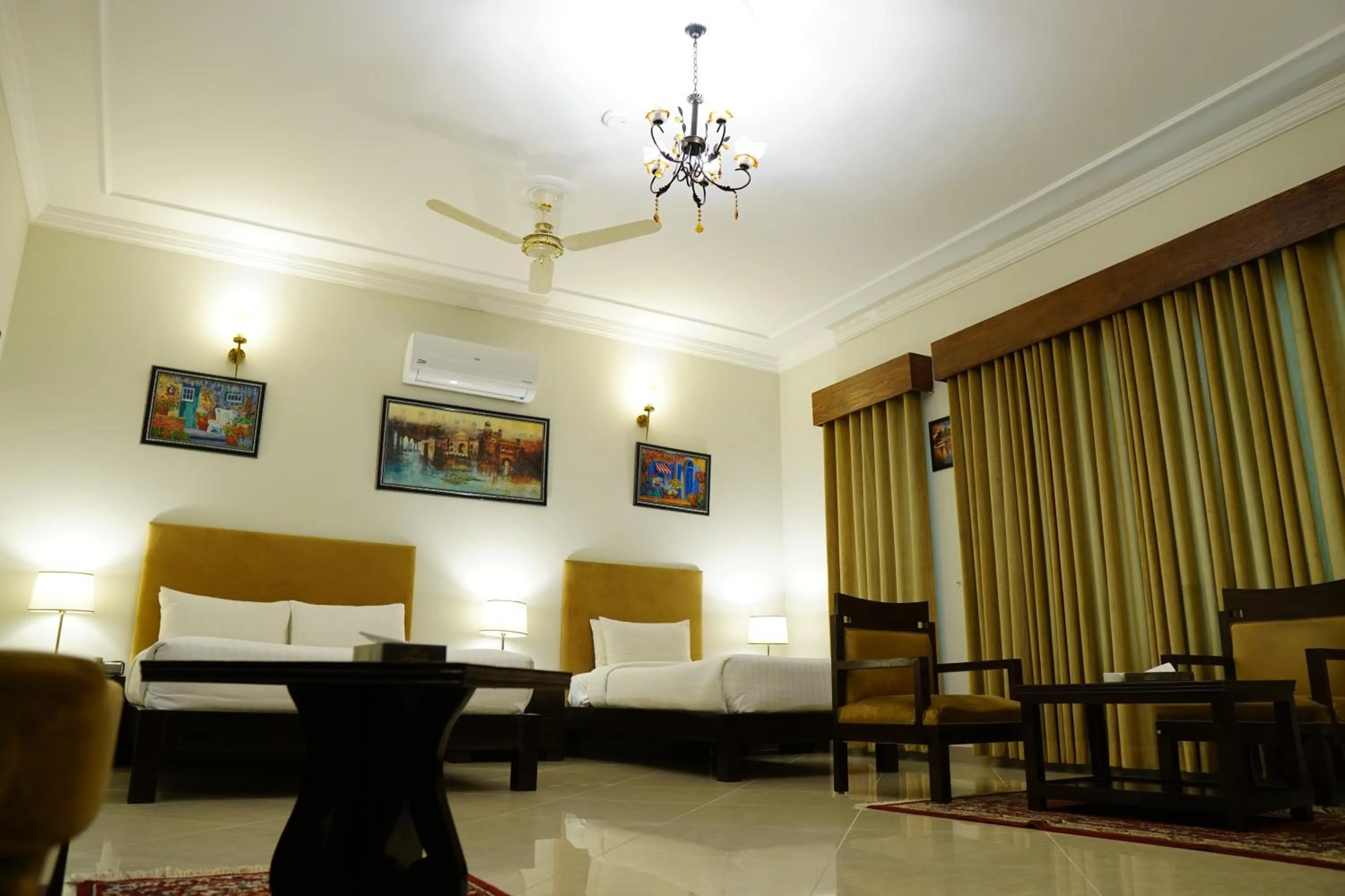Seating area in Sofital Hotel