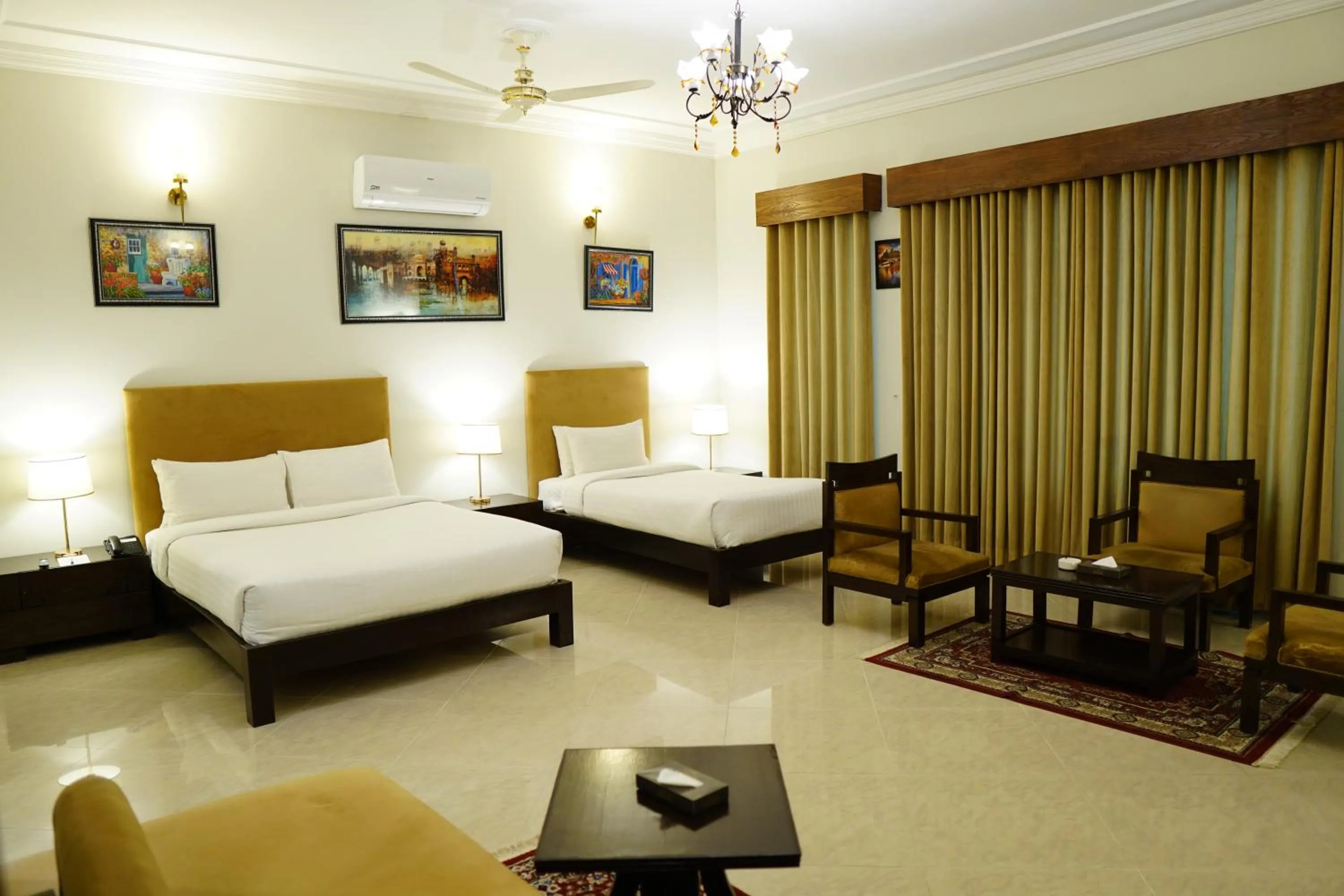 Bed in Sofital Hotel