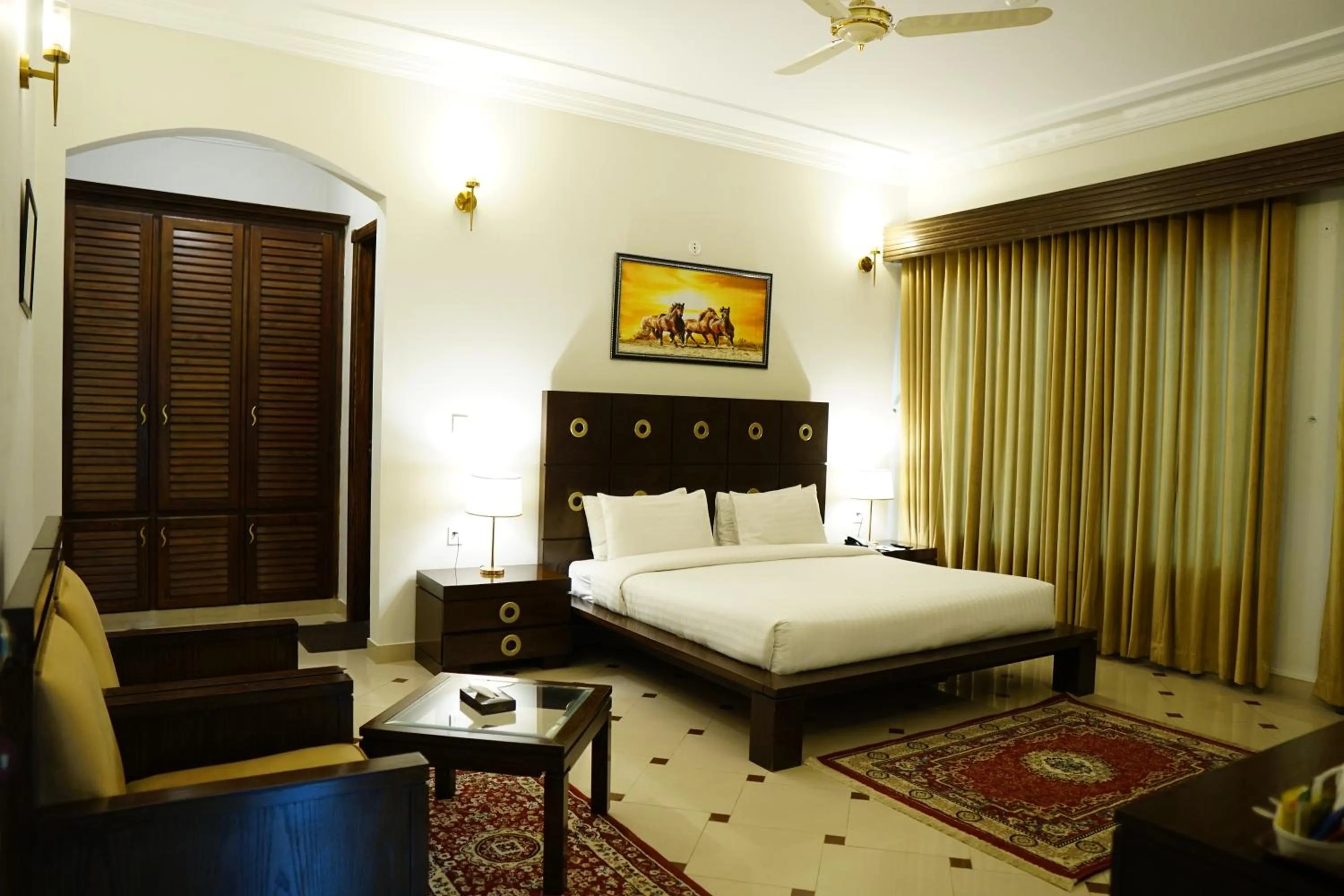 Bed in Sofital Hotel