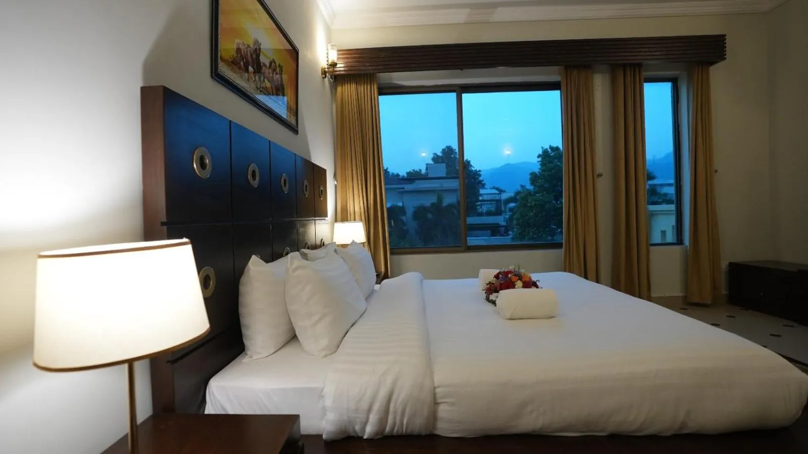 Bed in Sofital Hotel