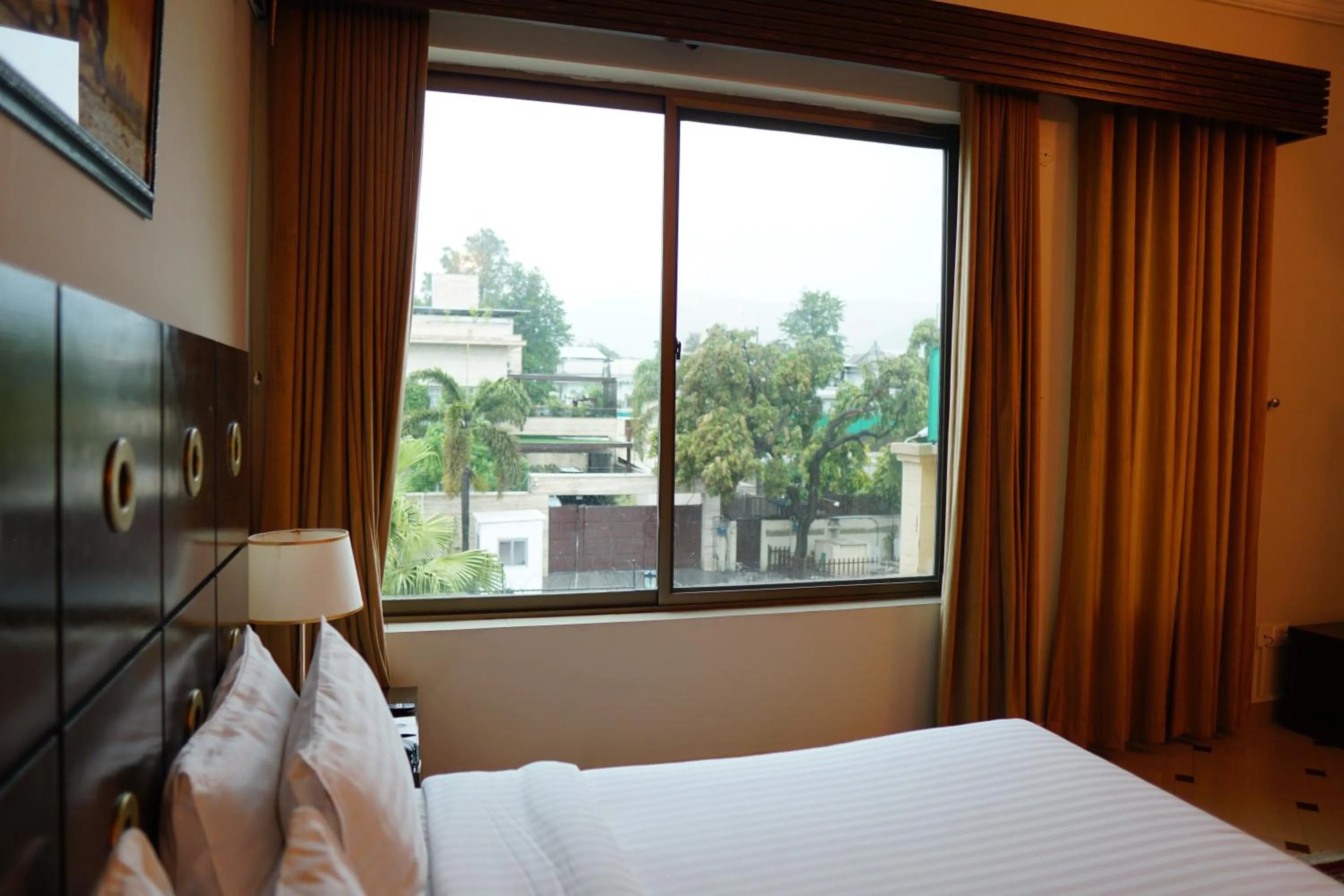 Bed in Sofital Hotel