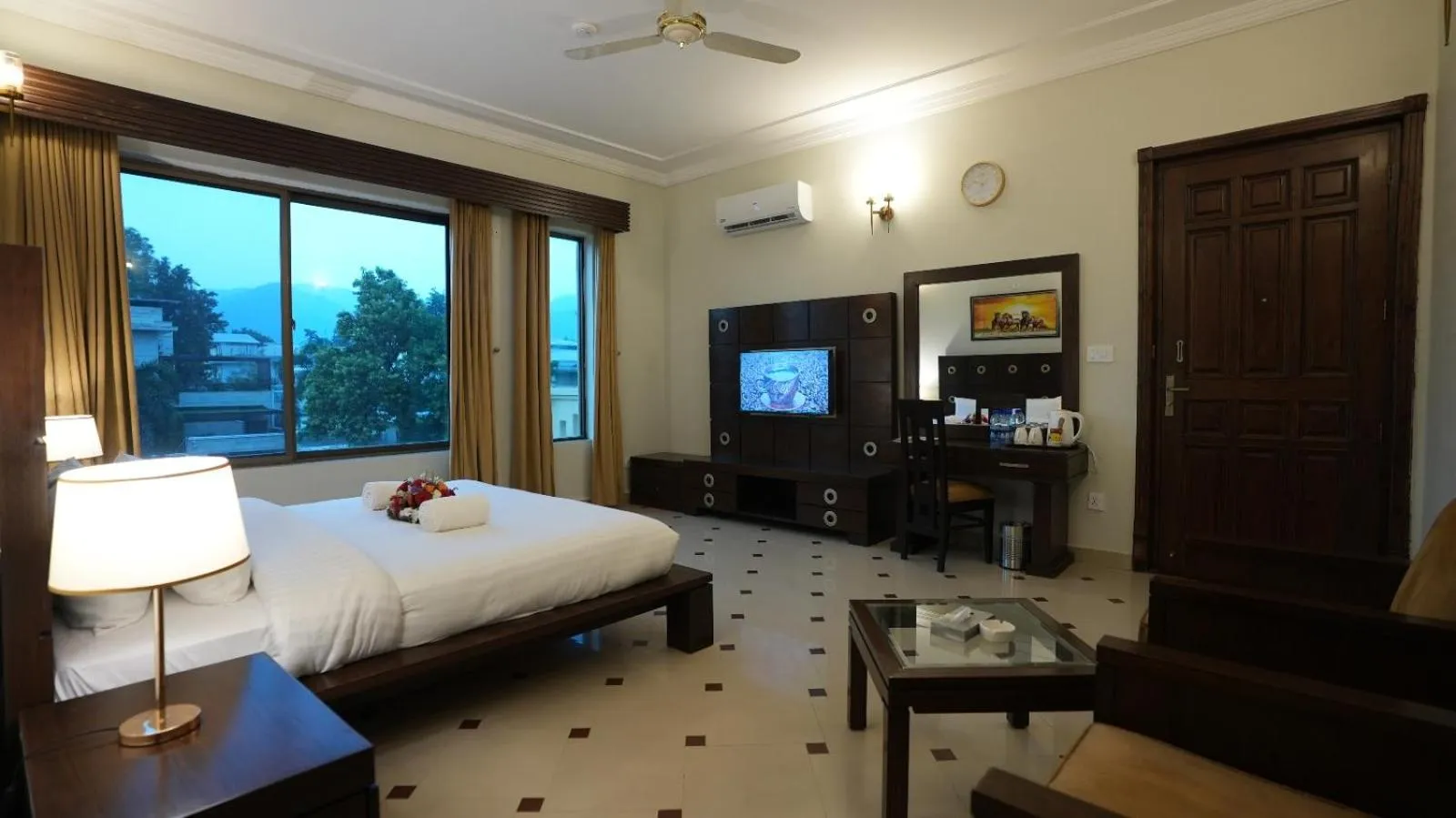 Bed in Sofital Hotel