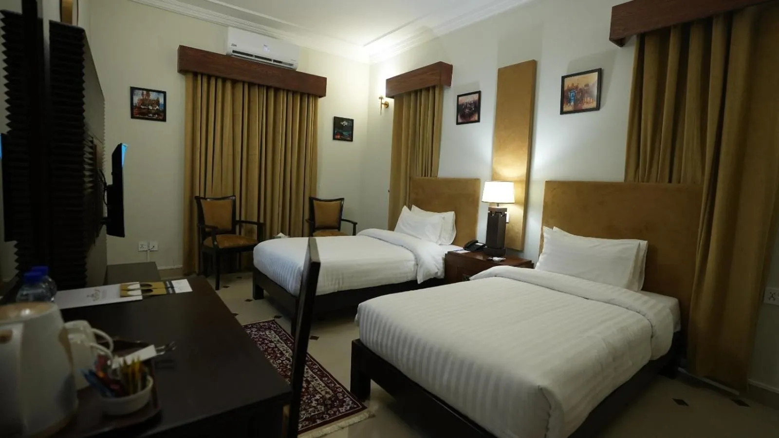 Bed in Sofital Hotel