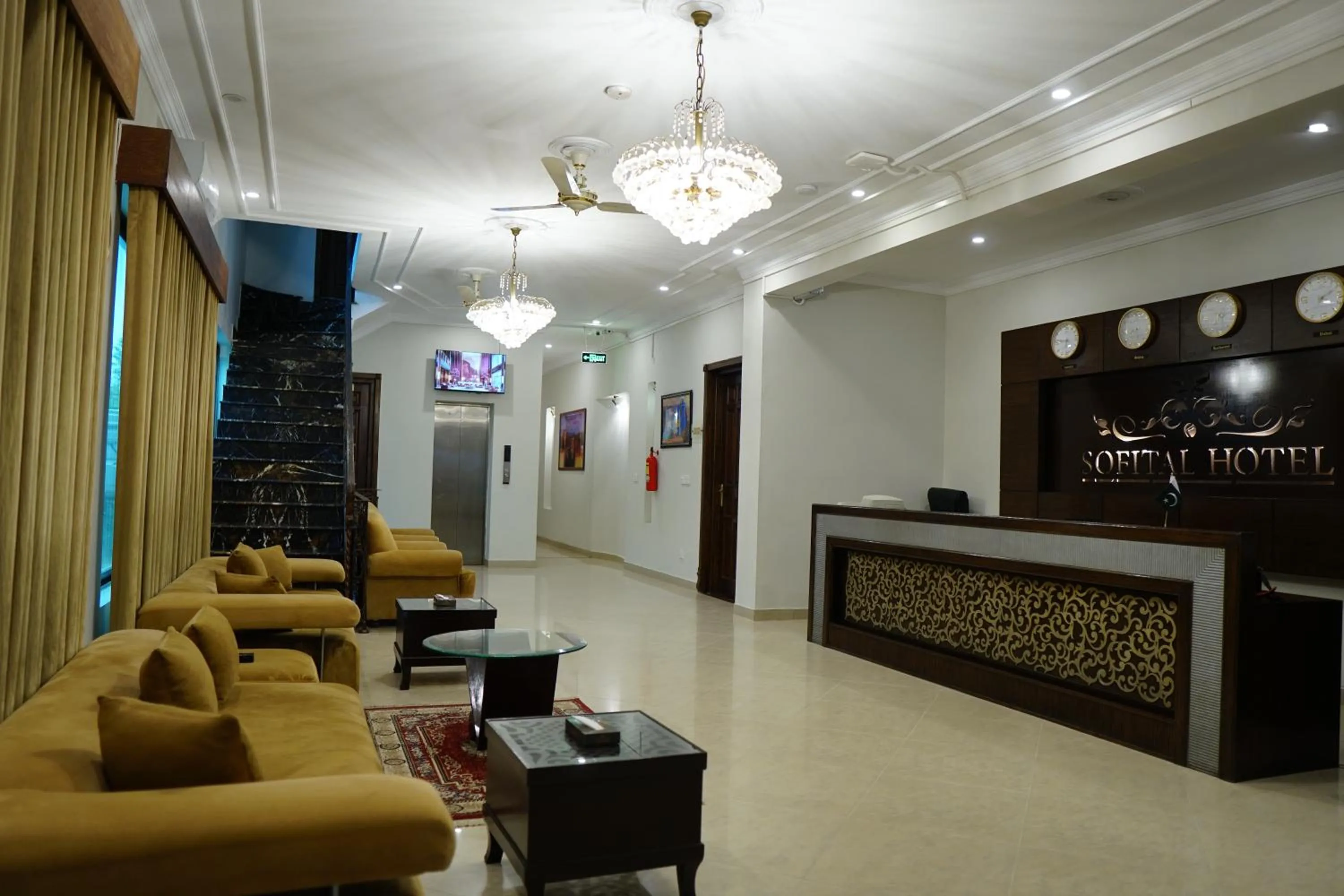 Lobby or reception in Sofital Hotel