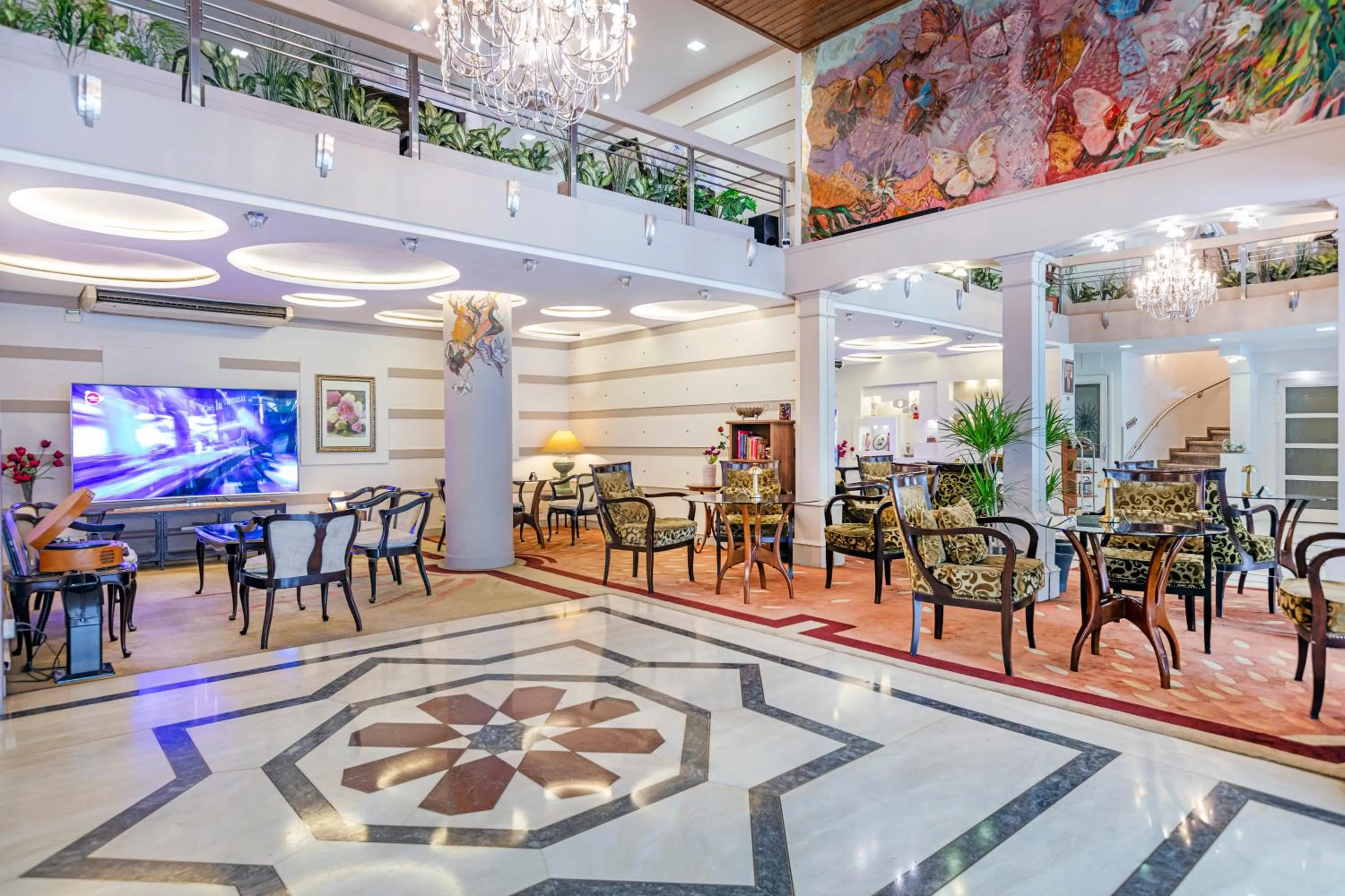 Communal lounge/ TV room in OTEL KÂYA