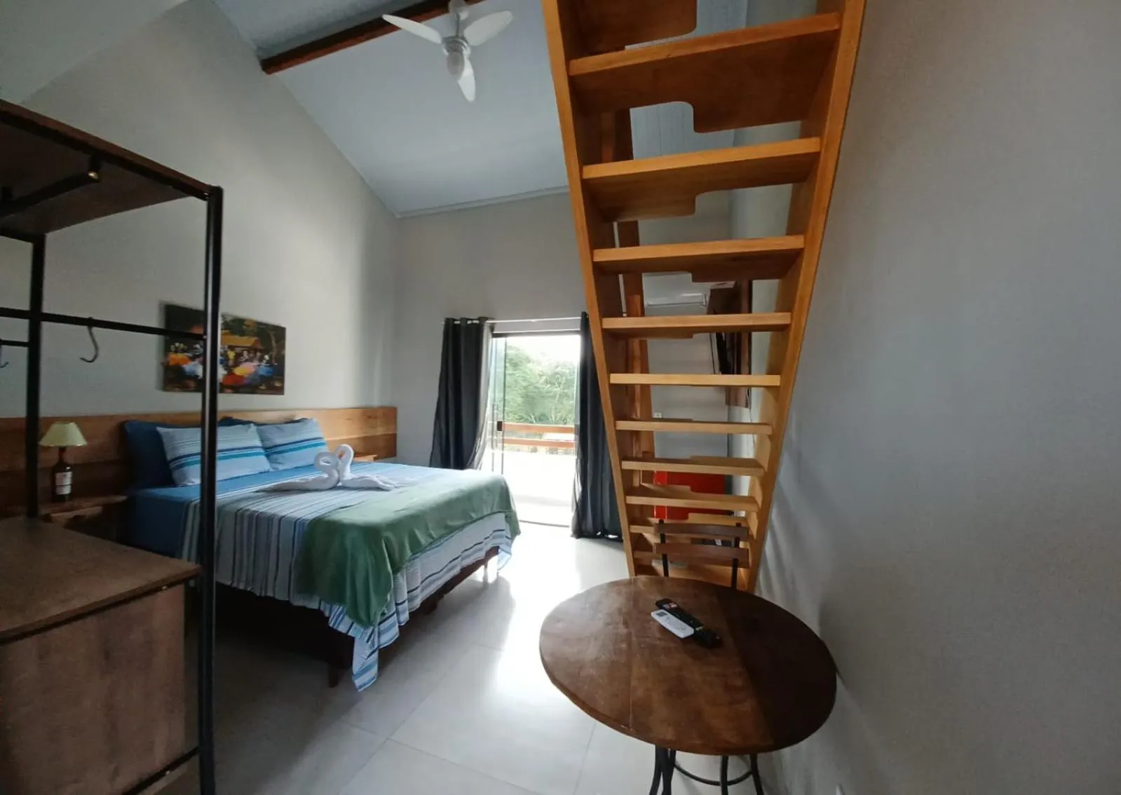 Bed in Pousada Casa do Bosque