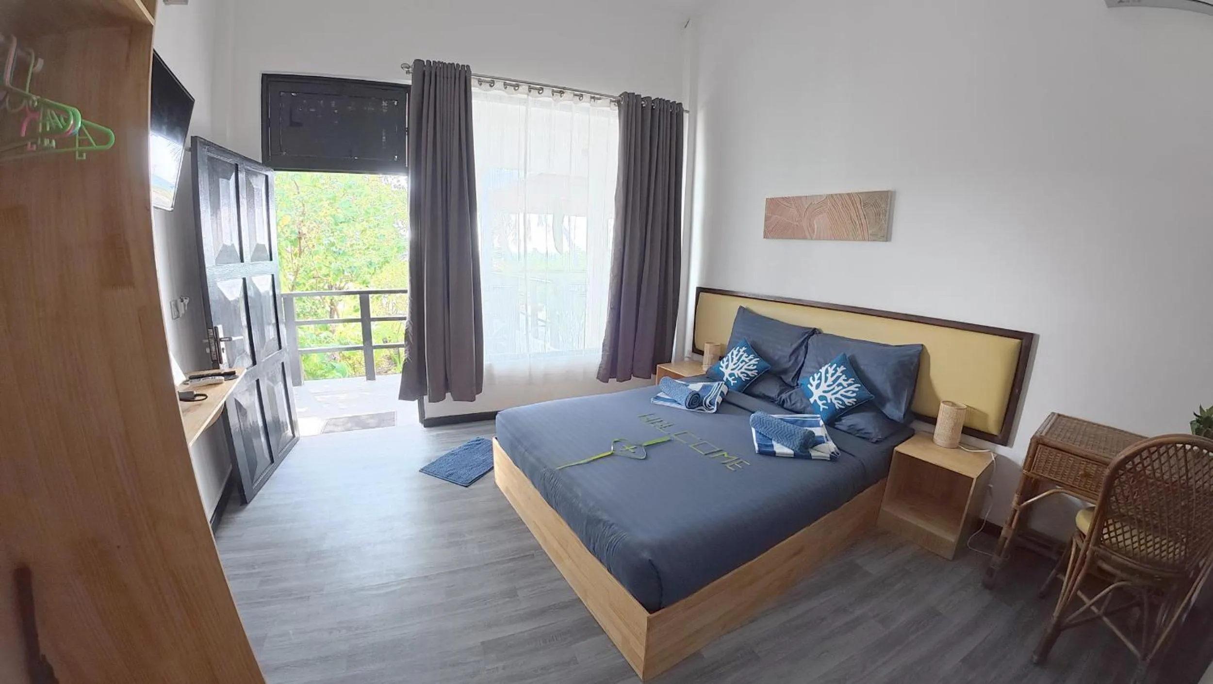 Deluxe Double Room with Balcony and Sea View - single occupancy in Adroit Sunset View