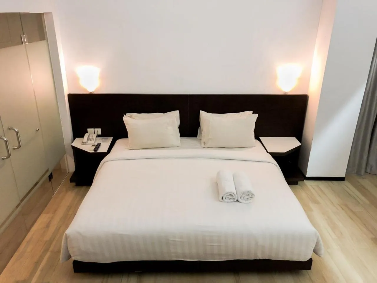 Bed in Xtra Hotel Bengkulu