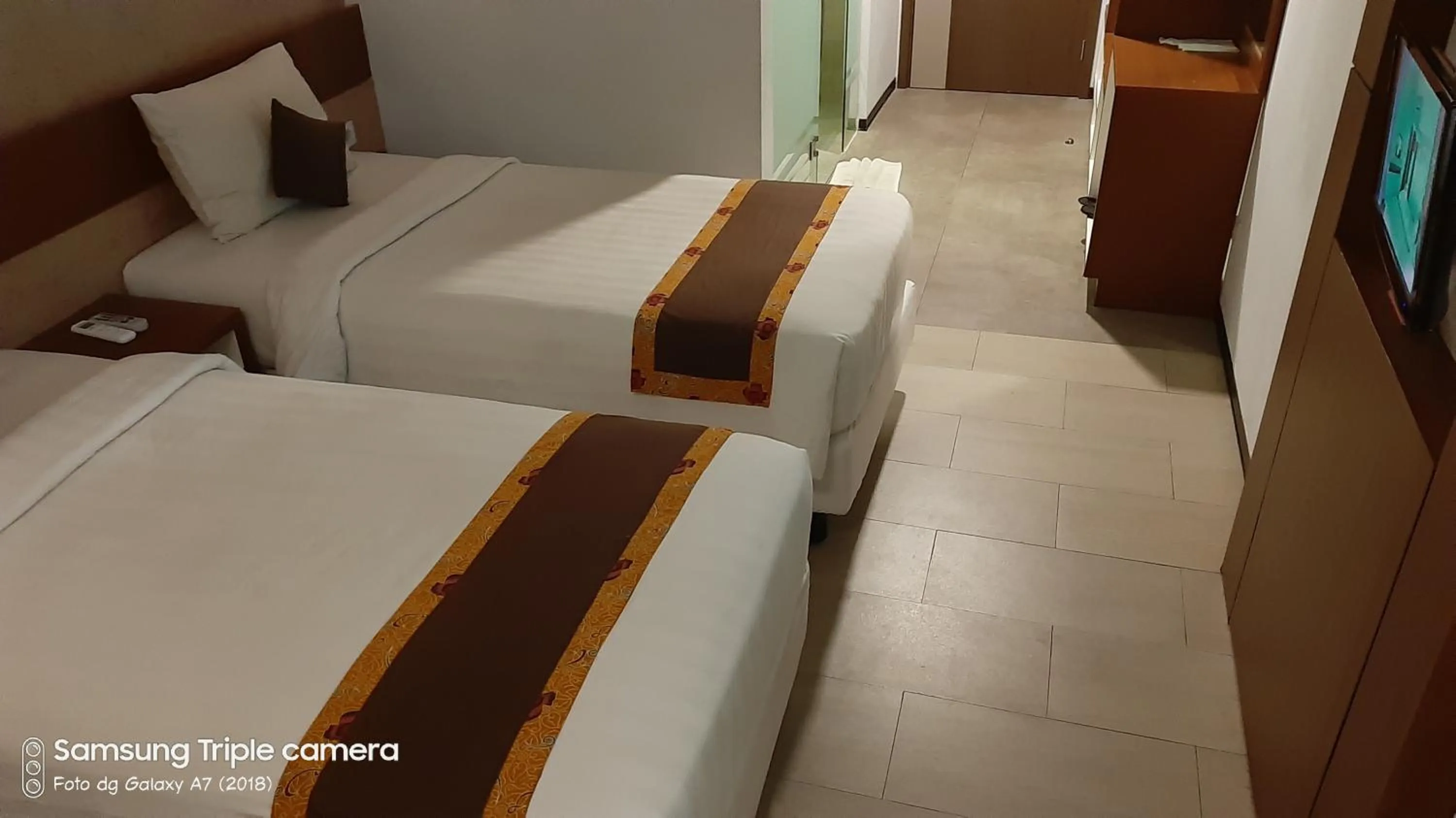 Bed in Xtra Hotel Bengkulu