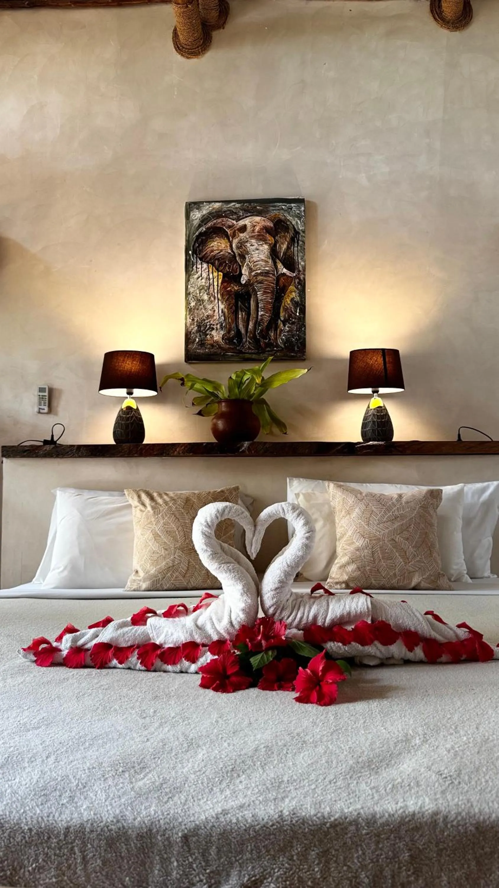 Bed in The Nest Tropical Oasis Resort