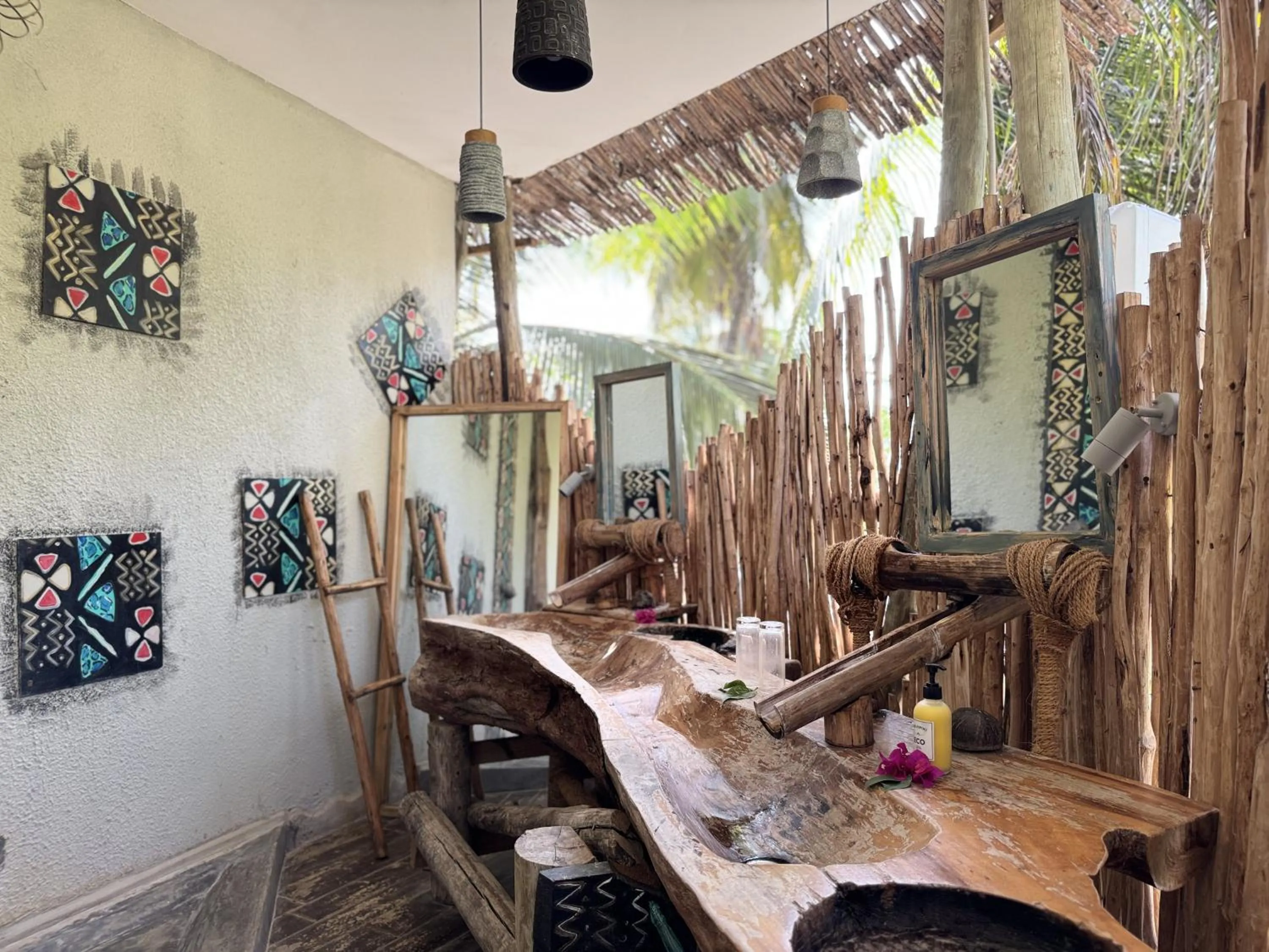 Open Air Bath in The Nest Tropical Oasis Resort
