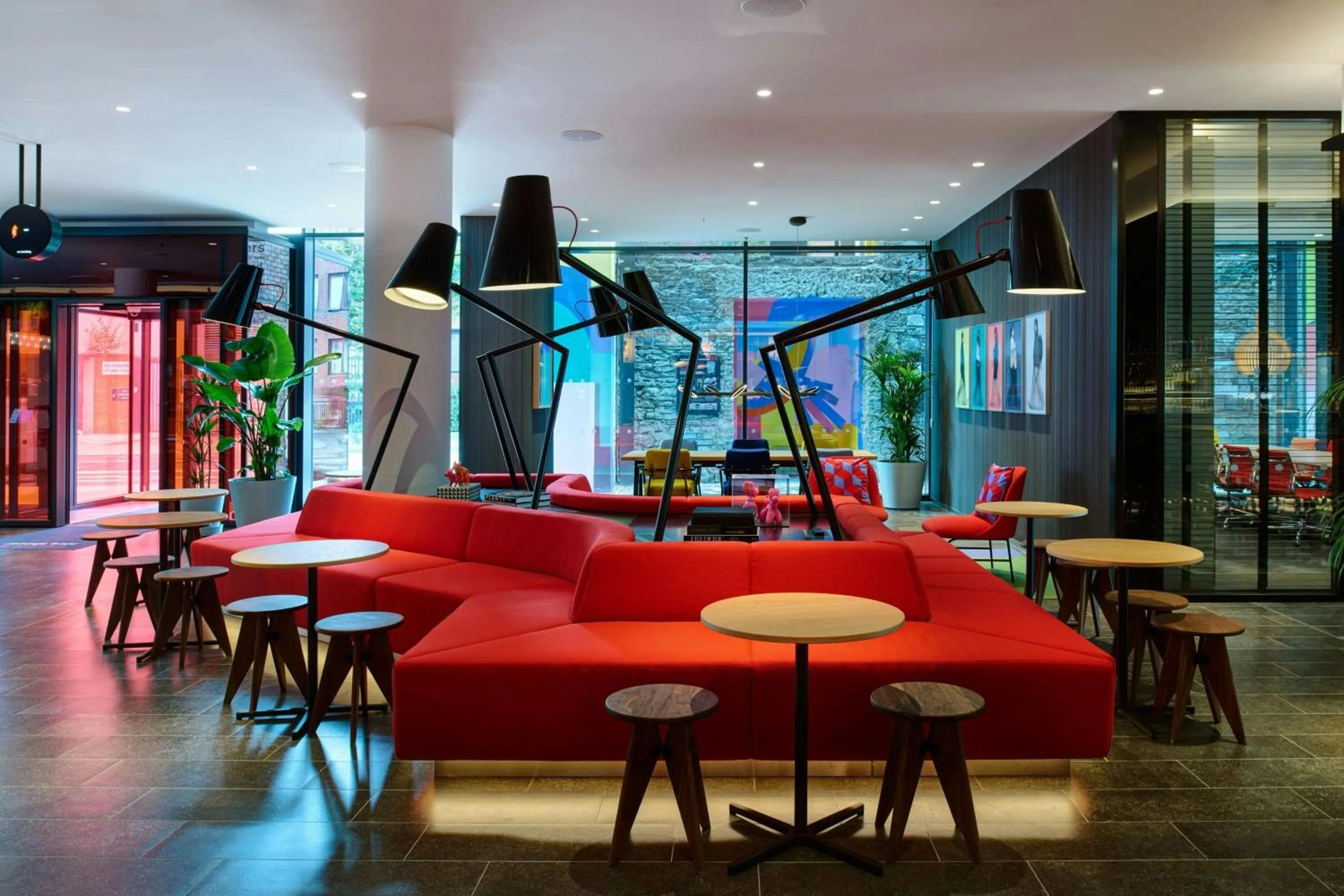 Lobby or reception in citizenM Dublin St Patrick's
