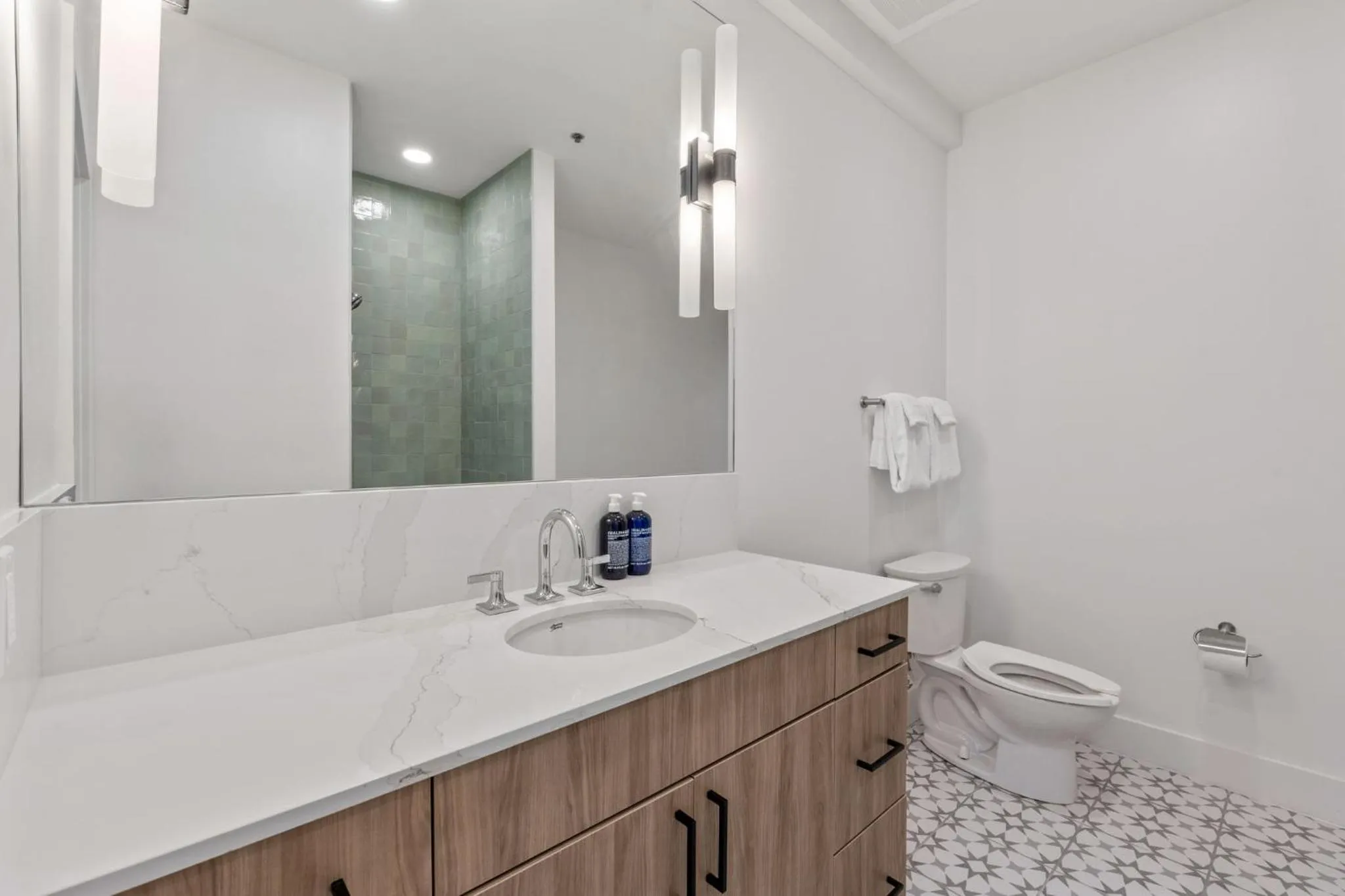 Bathroom in The Continental, powered by Placemakr - Downtown - Market Square