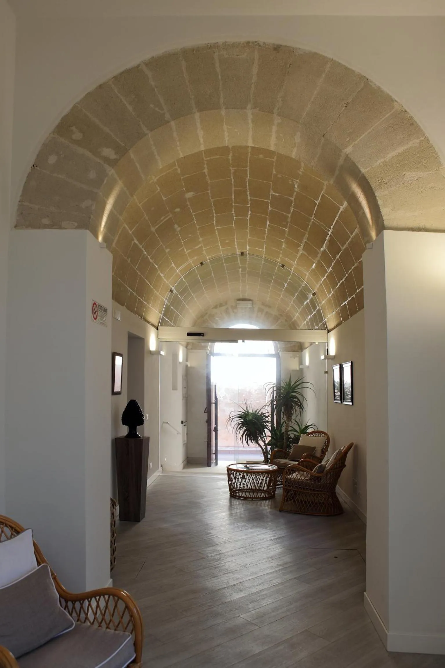 Facade/entrance in Aegusa Hotel