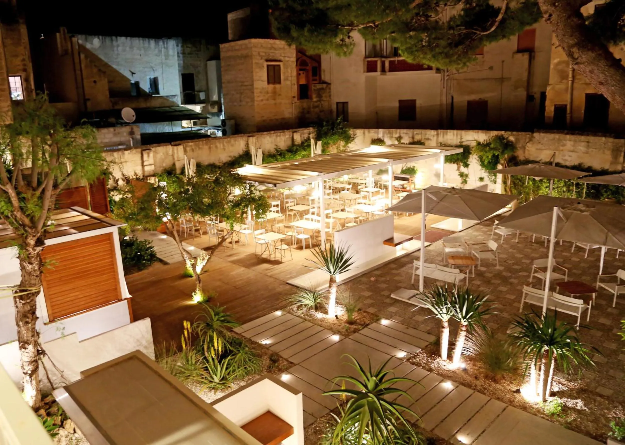 Patio in Aegusa Hotel