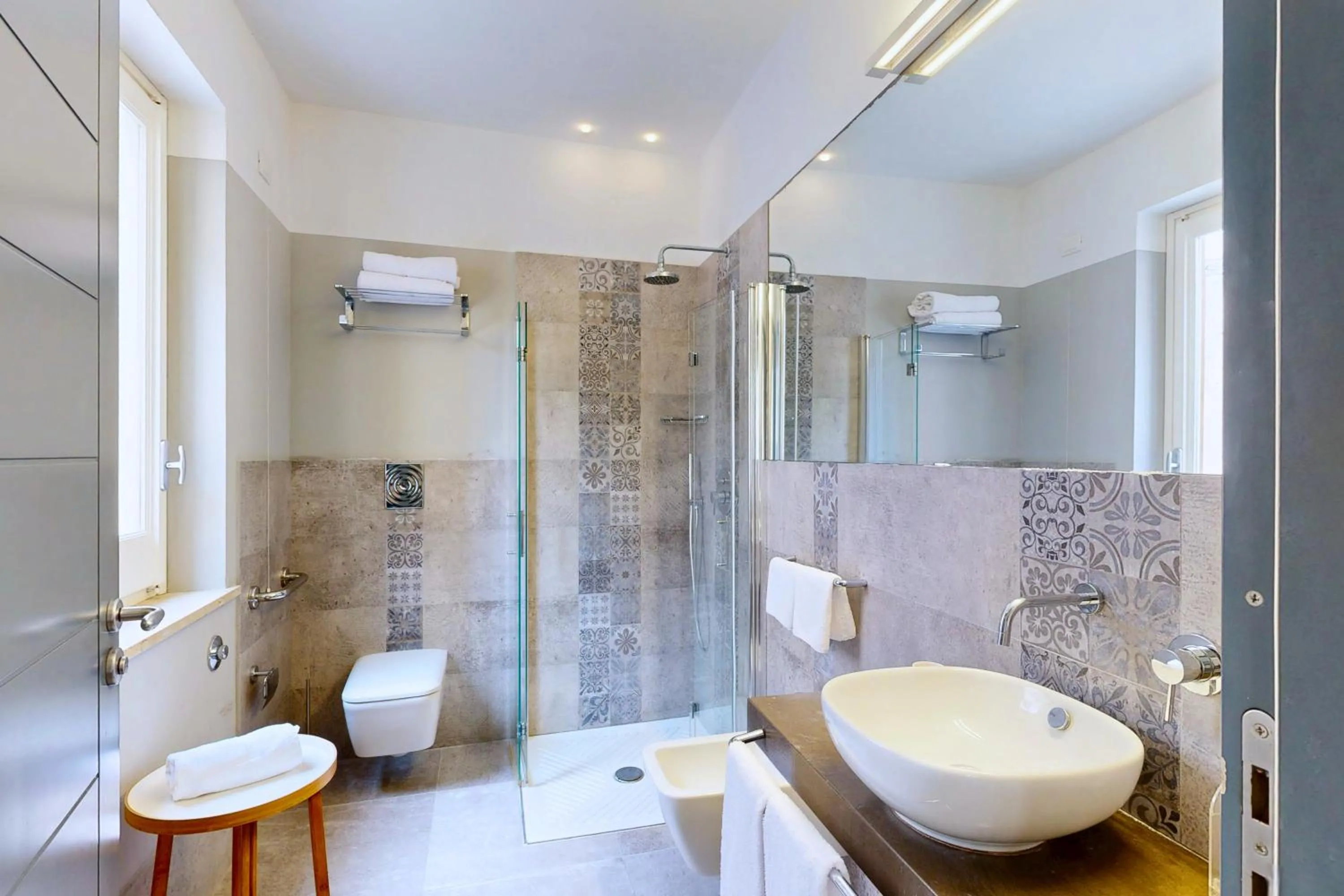 Shower in Aegusa Hotel