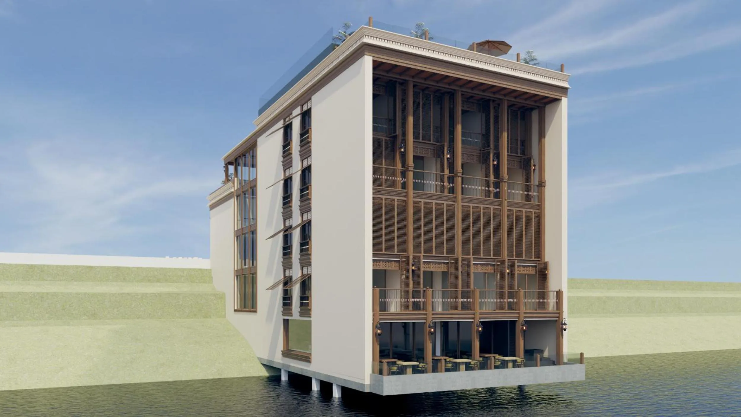 Property building in Hotel Rio Guayas