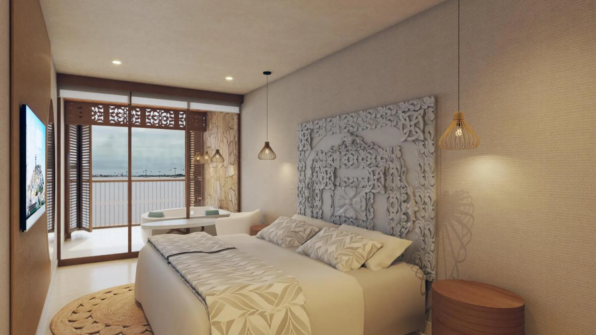 Bed in Hotel Rio Guayas