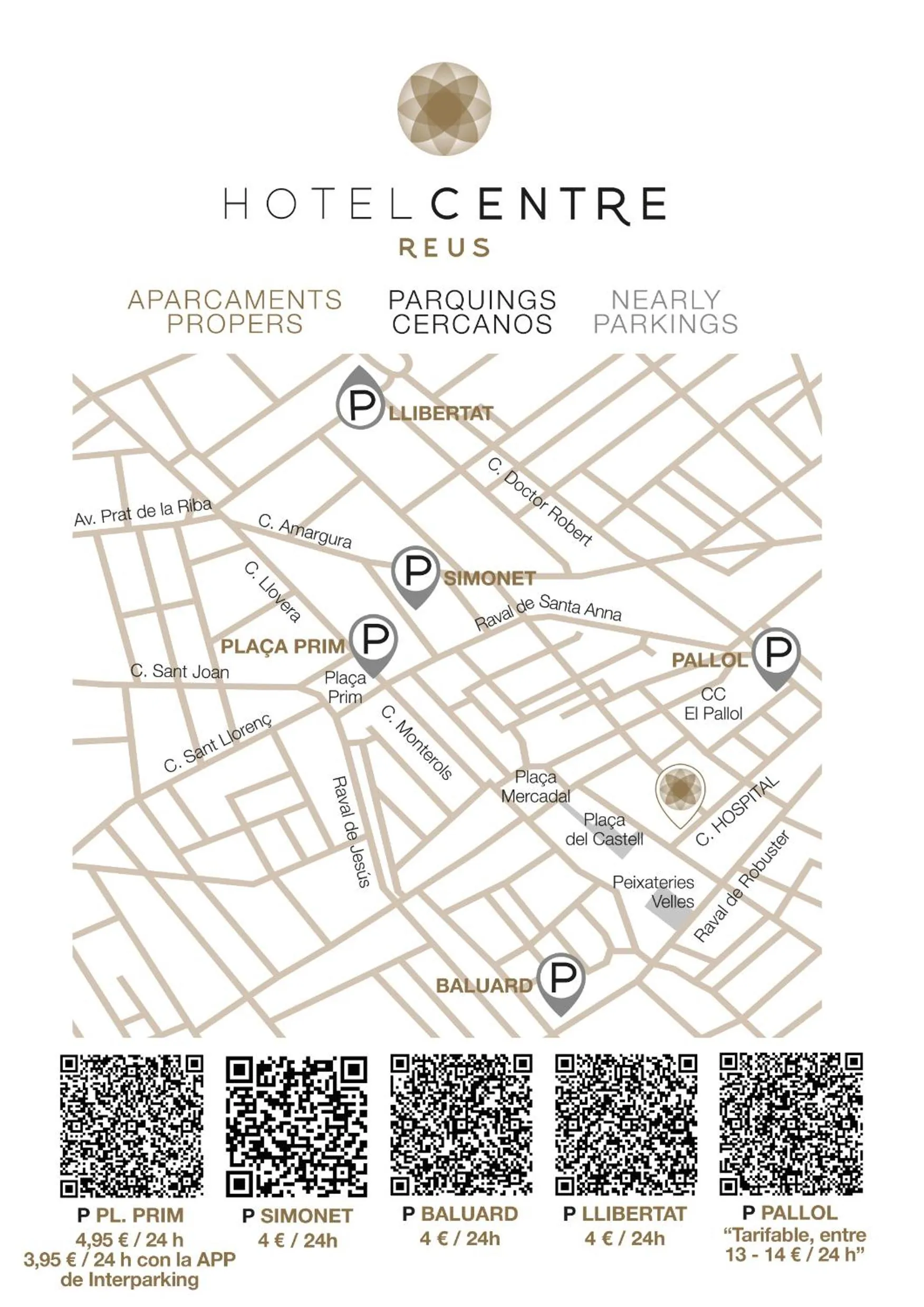 Parking in Hotel Centre Reus