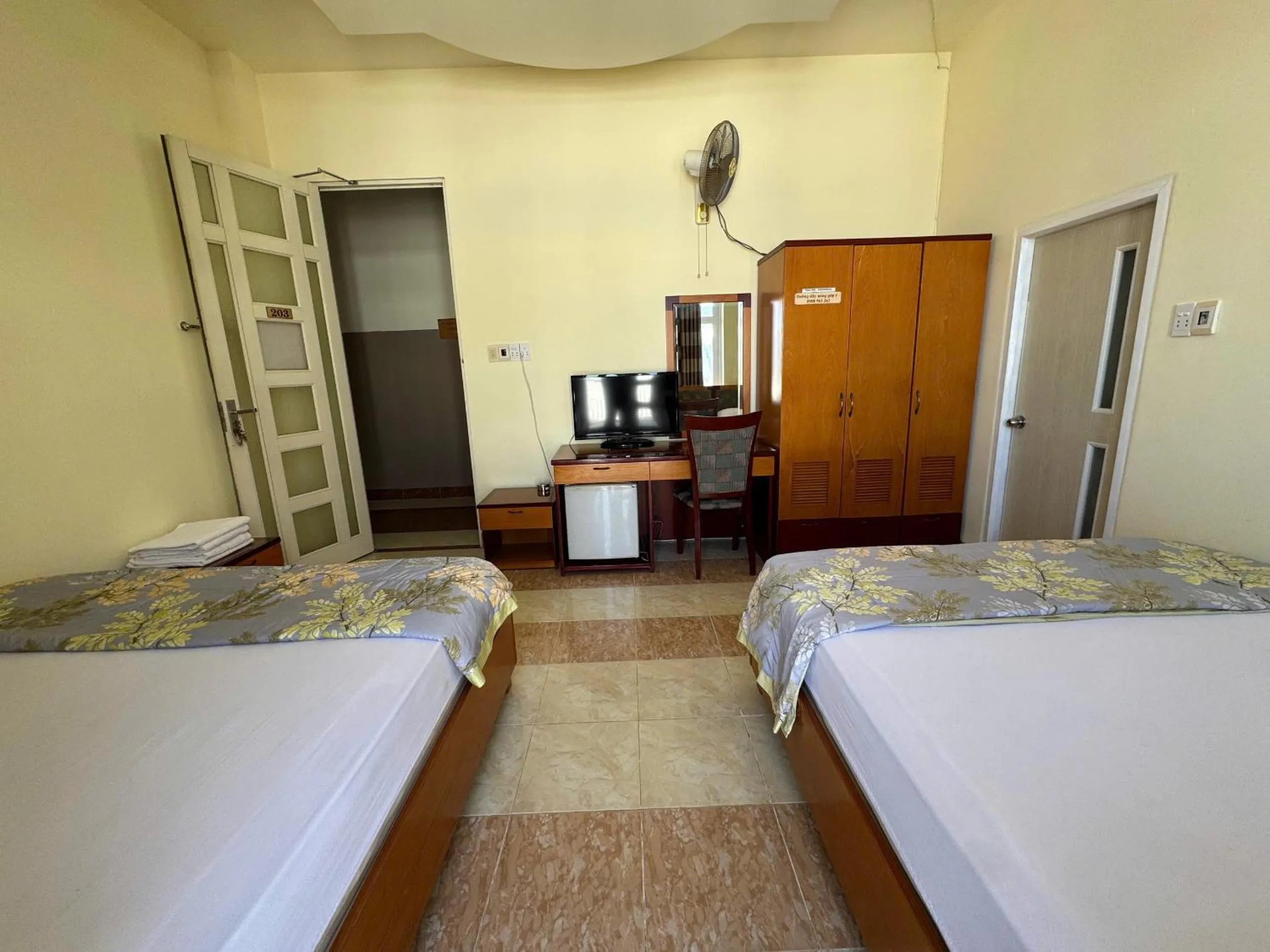 Bed in Ho Phong Hotel