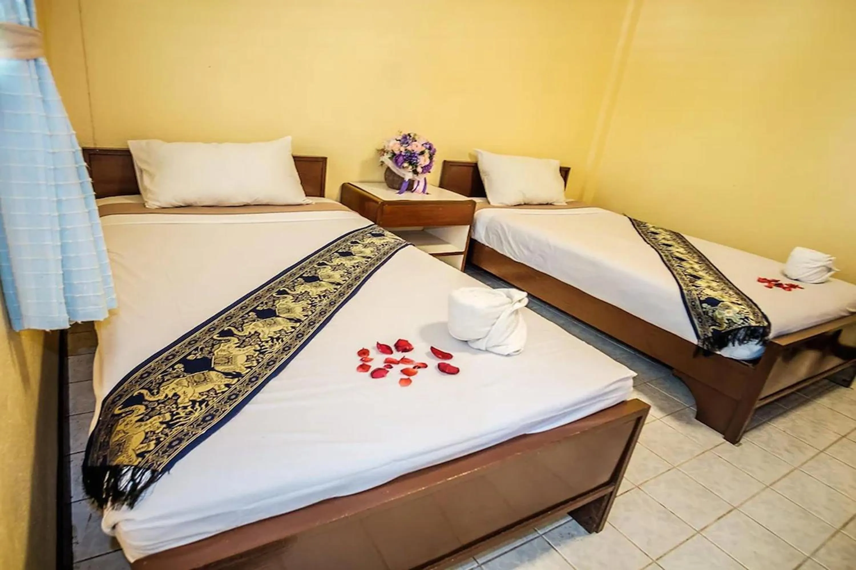 Bed in PAI Hillside Resort