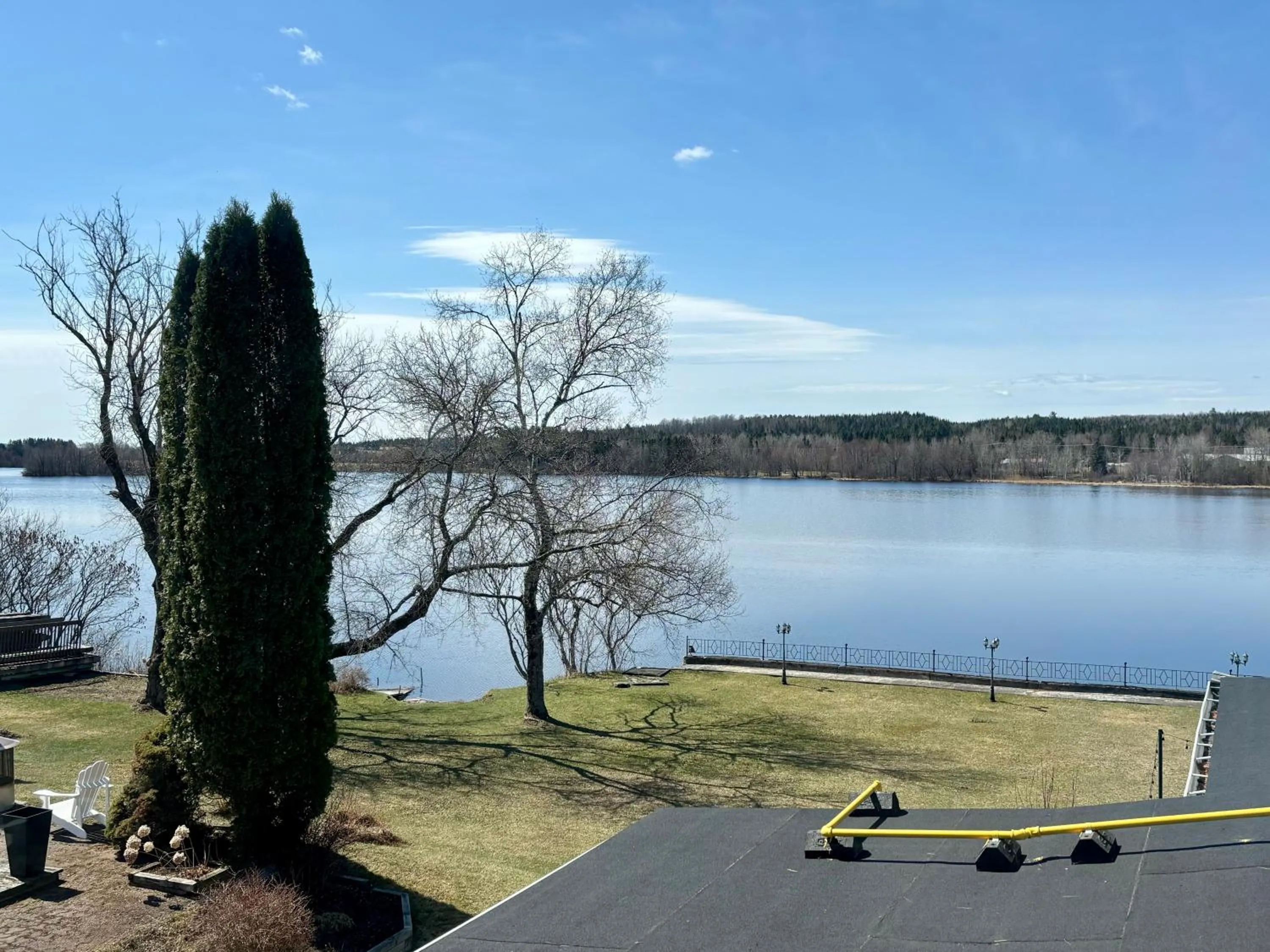 View (from property/room) in Auberge l'Intermède du lac