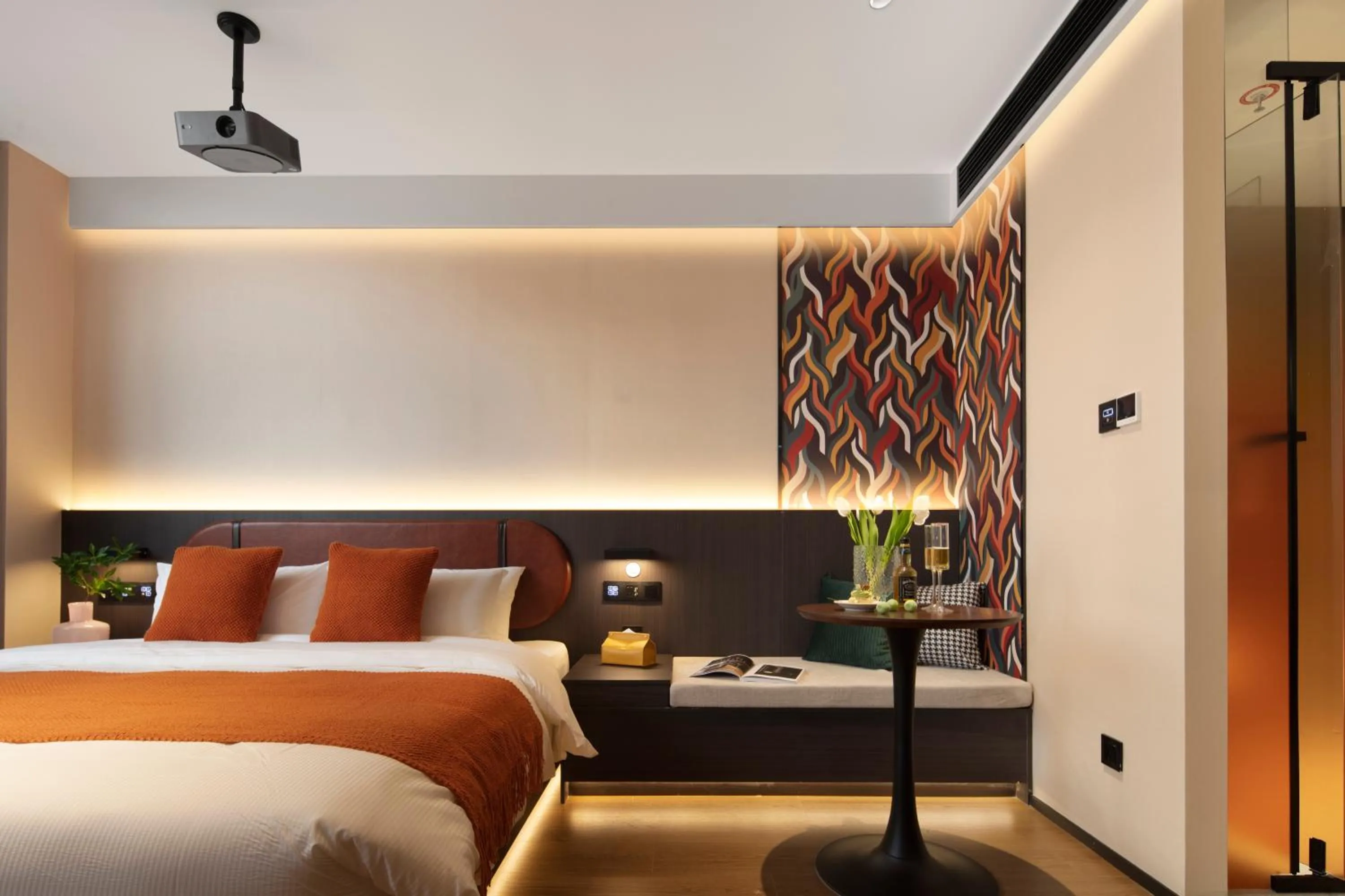 Bed in Mcsrh Hotel-ChongQing Jiefangbei Hongyadon
