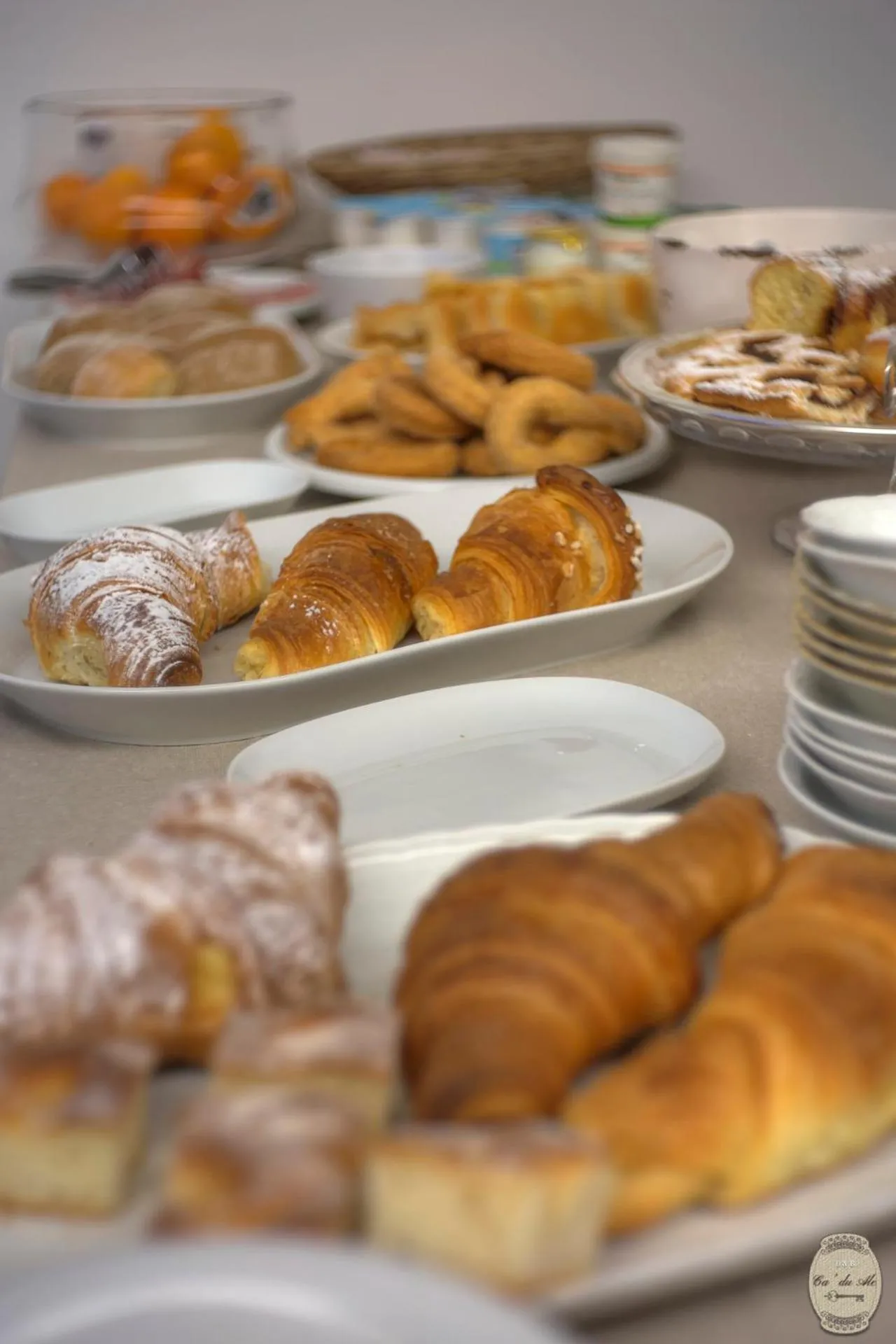 Continental breakfast in Ca' Du Ale