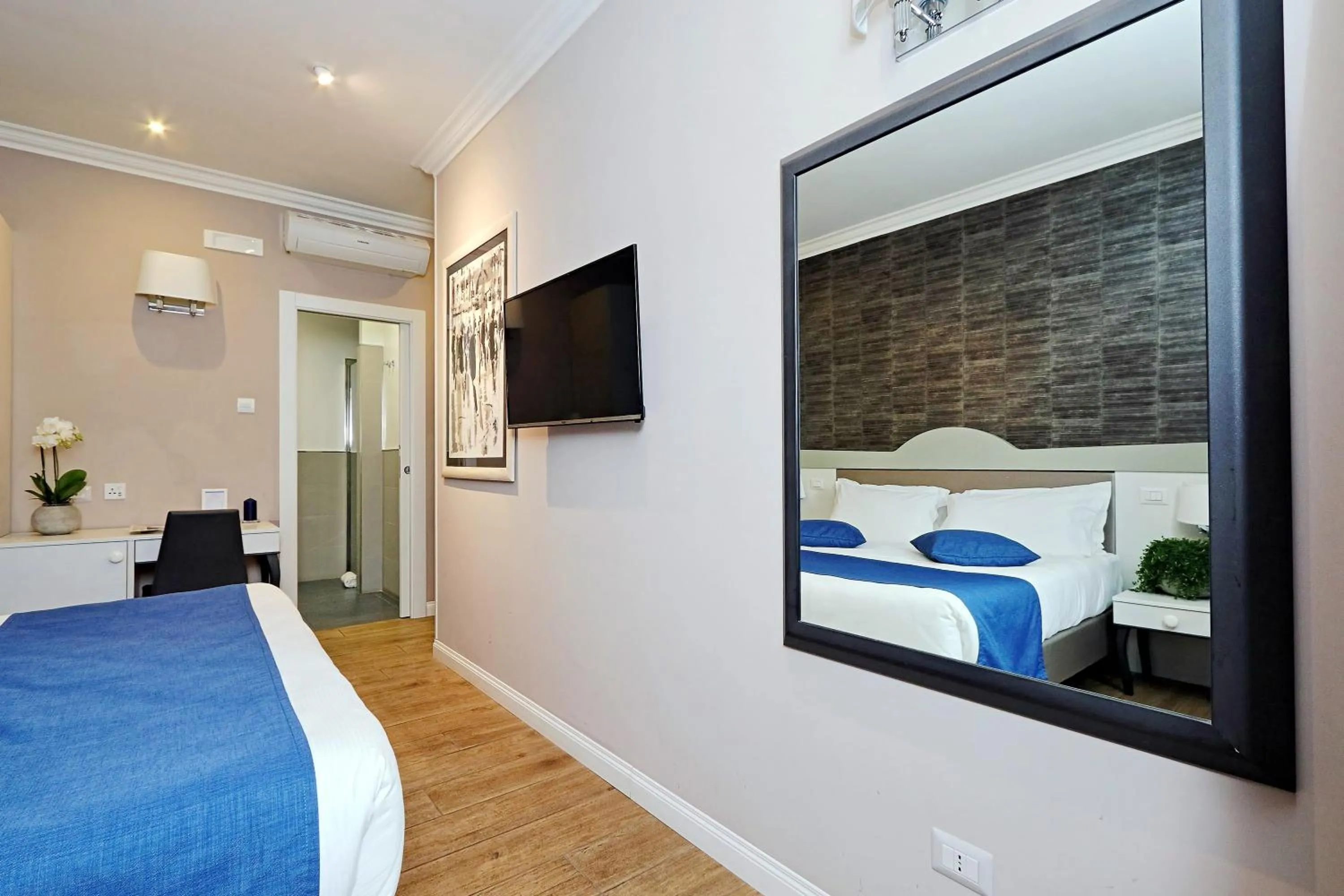 Bedroom, Bed in Vico Rooms and Terrace