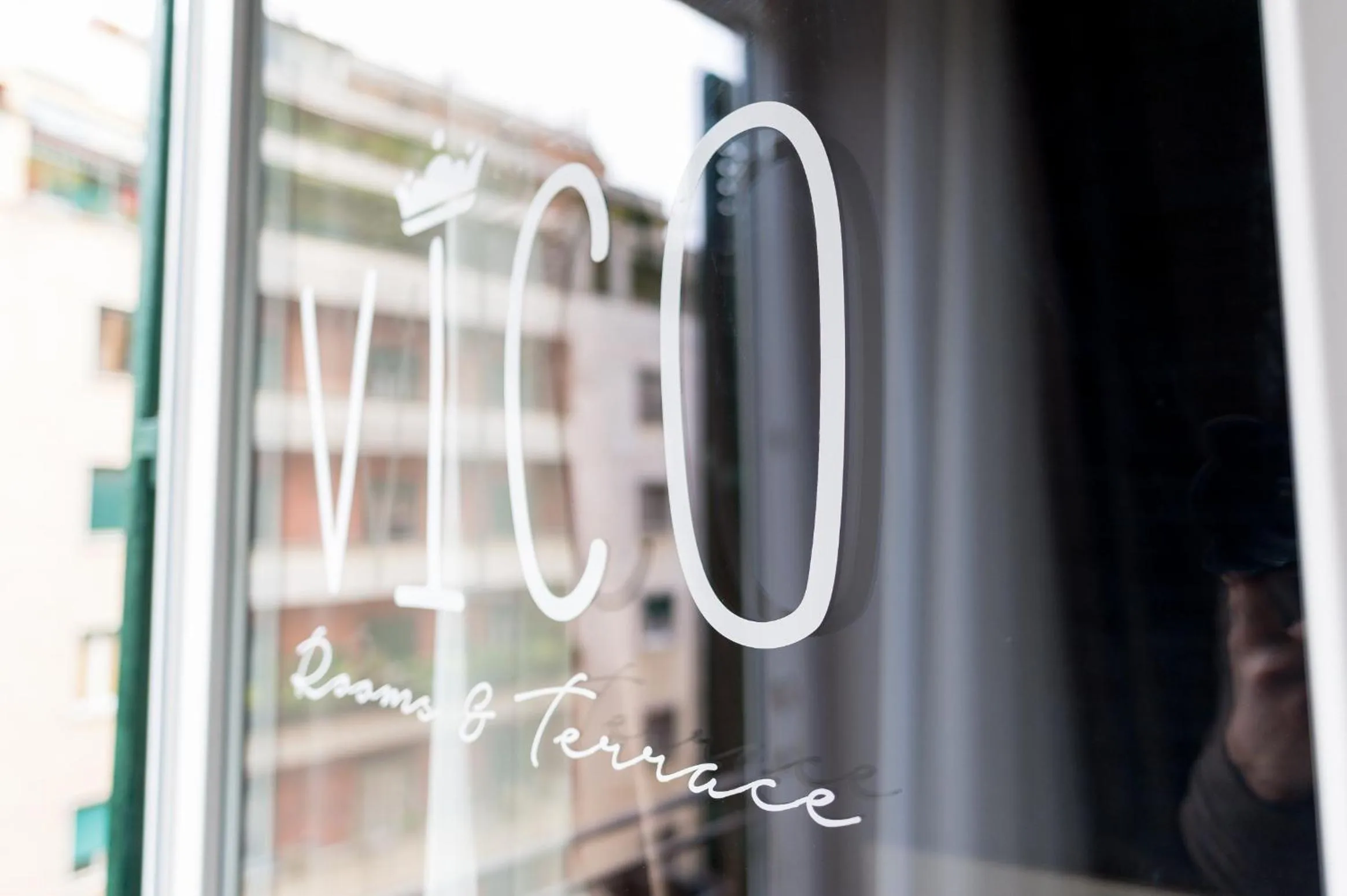 Property logo or sign in Vico Rooms and Terrace