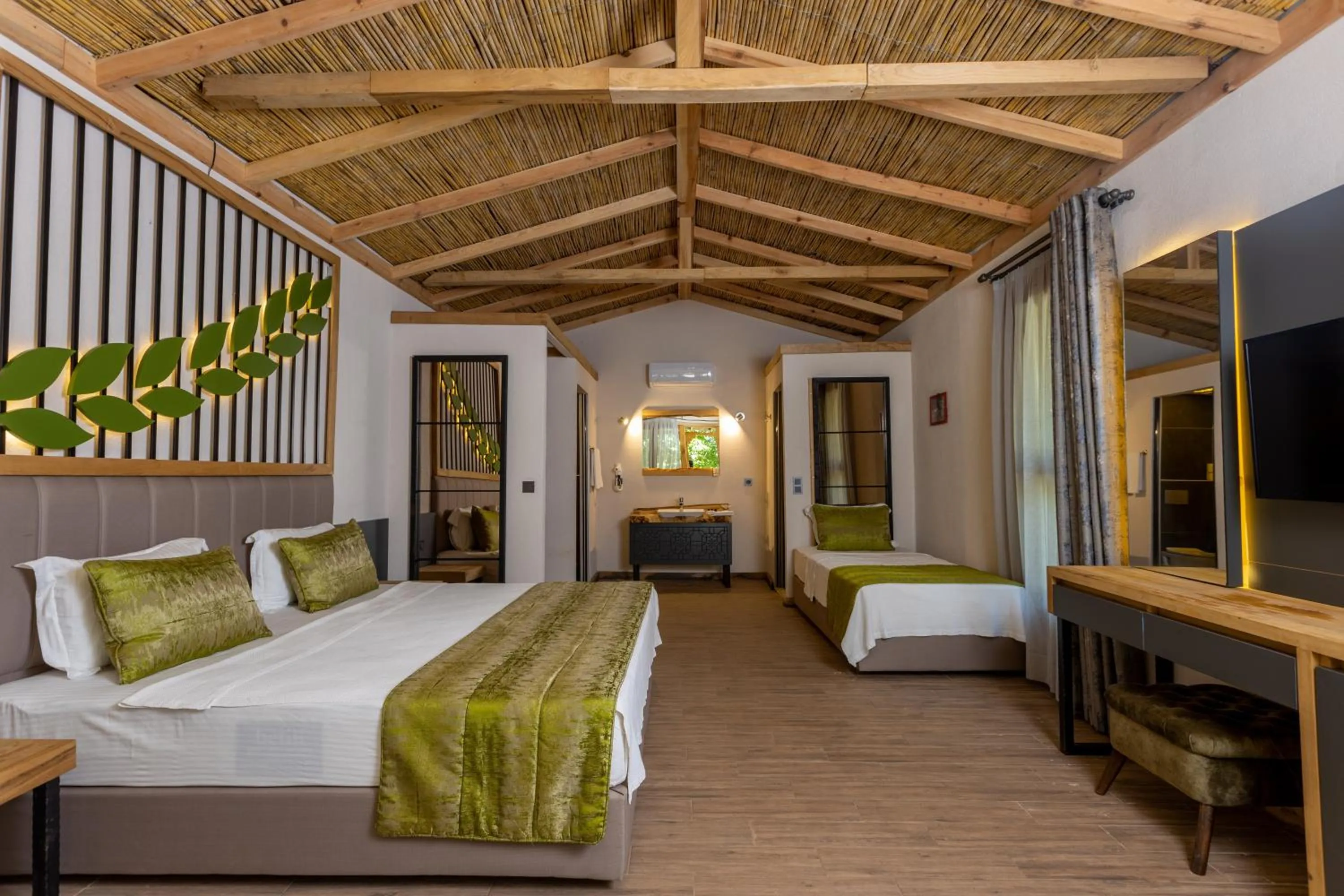 Bed in Gizli Cennet Villages Hotel