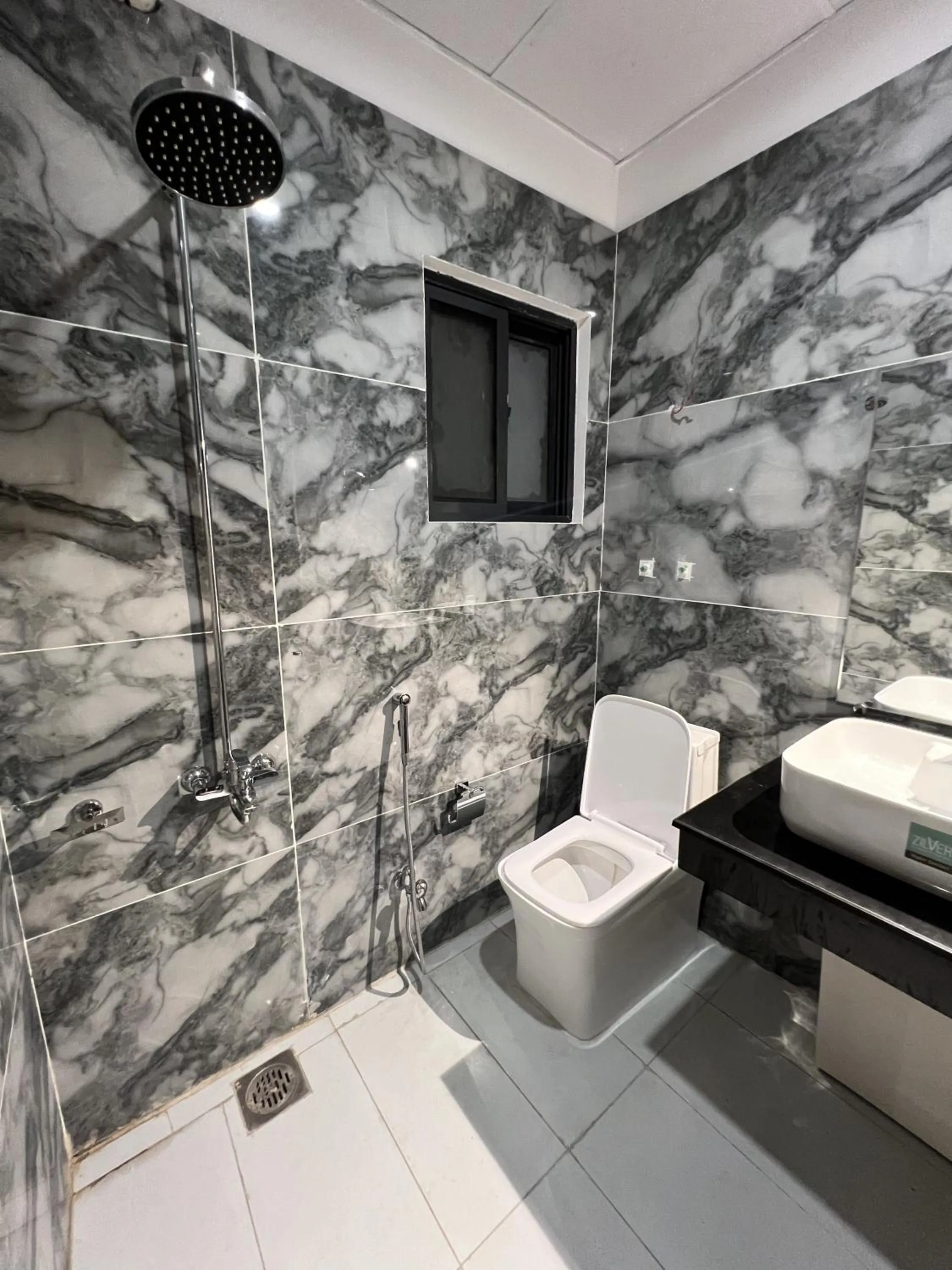 Shower in Courteous Hotel